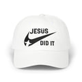 Jesus Did It Dad Cap — Christian Faith Baseball Hat
