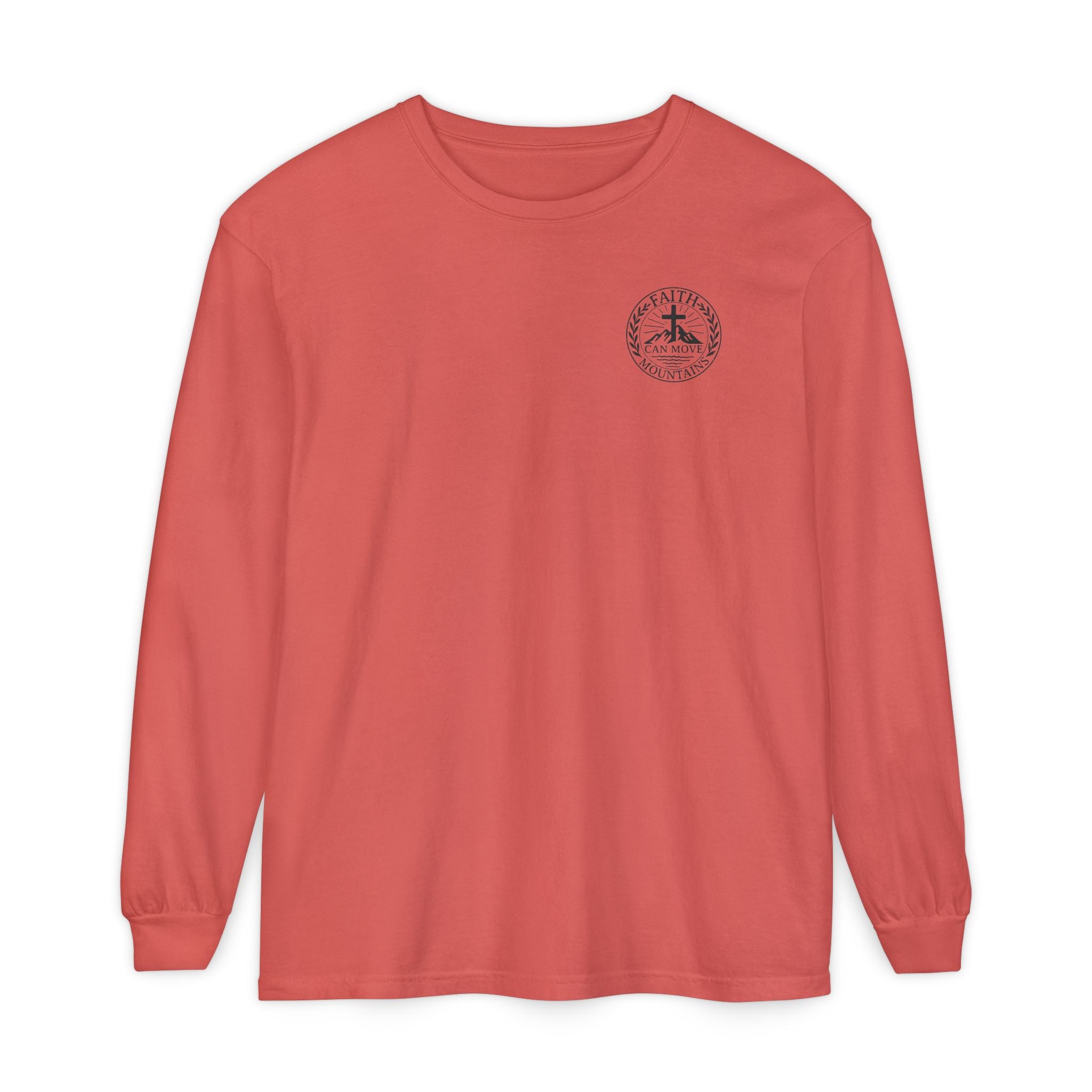 Faith Can Move Mountains Long Sleeve Tee