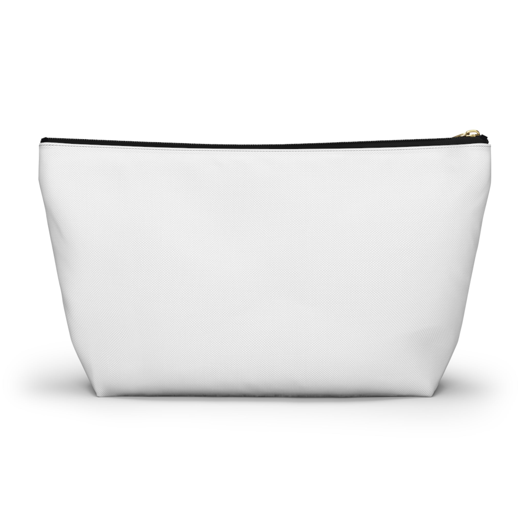 Mommin' Accessory Pouch — Floral Pattern T‑Bottom Makeup Bag