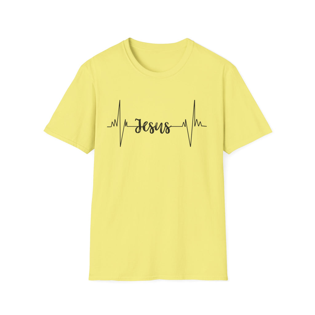 Jesus Heartbeat T-Shirt — Christian Faith Graphic Tee