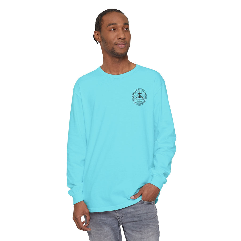Faith Can Move Mountains Long Sleeve Tee