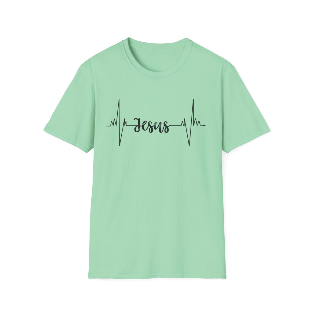 Jesus Heartbeat T-Shirt — Christian Faith Graphic Tee
