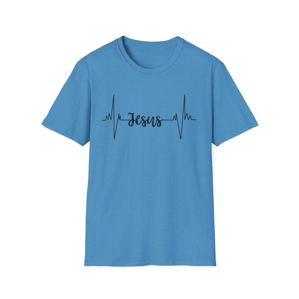 Jesus Heartbeat T-Shirt — Christian Faith Graphic Tee