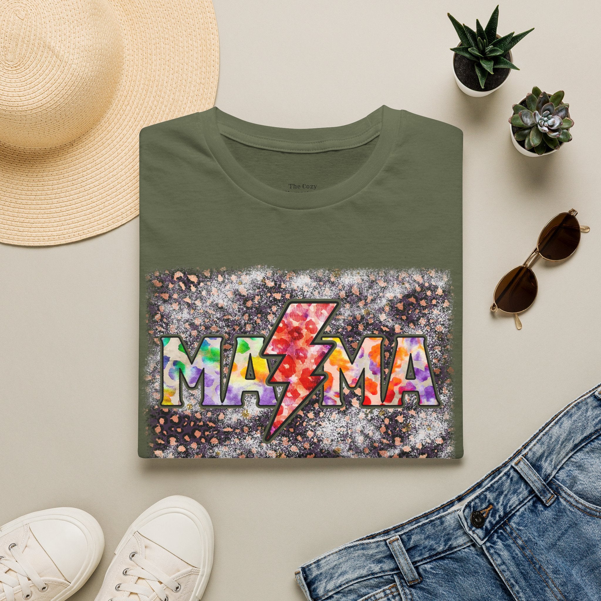 Mama Lightning Graphic T‑Shirt