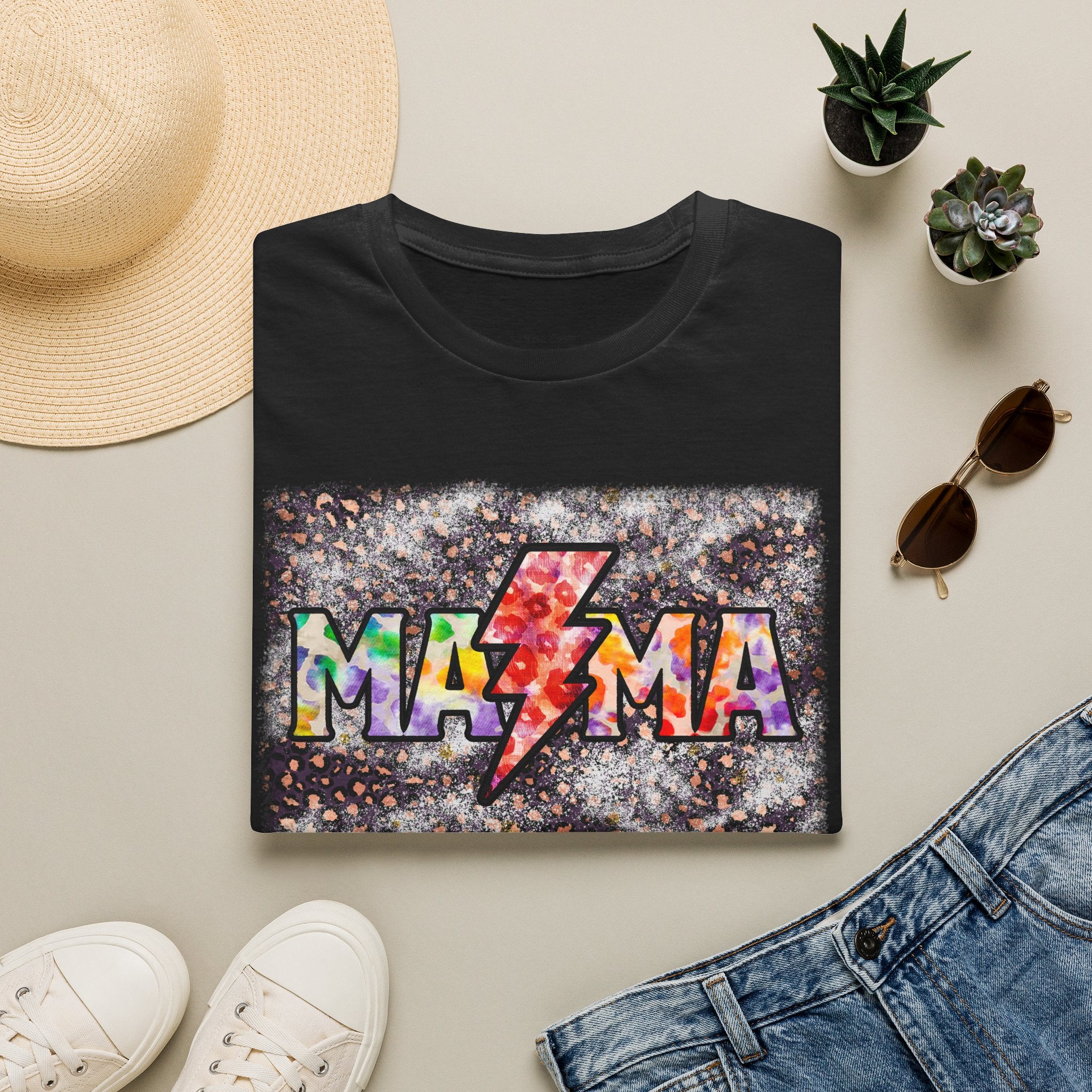 Mama Lightning Graphic T‑Shirt