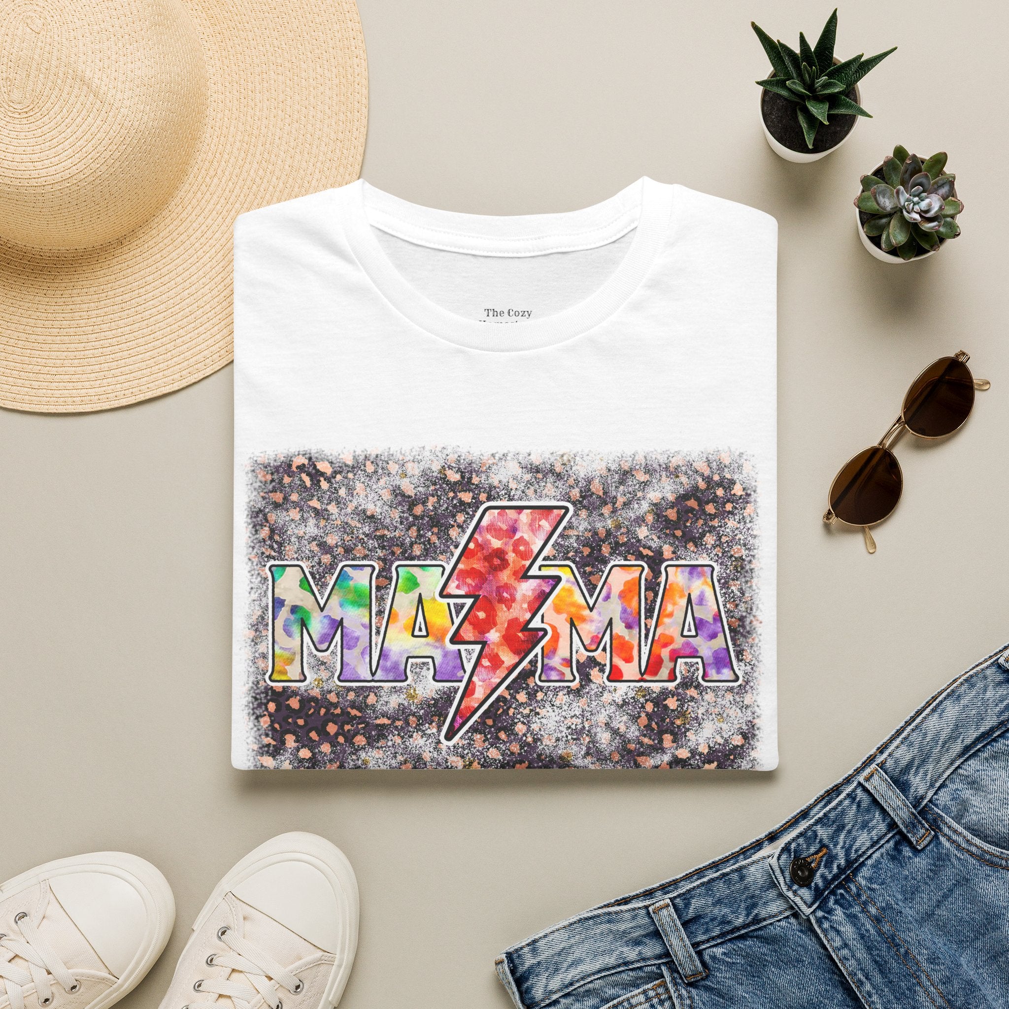 Mama Lightning Graphic T‑Shirt