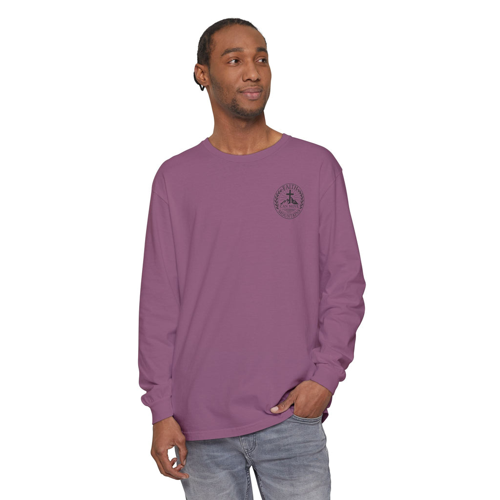 Faith Can Move Mountains Long Sleeve Tee