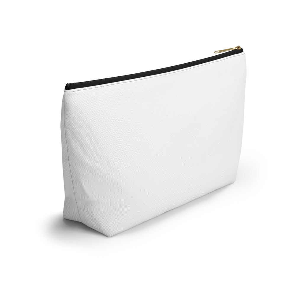 Mommin' Accessory Pouch — Floral Pattern T‑Bottom Makeup Bag