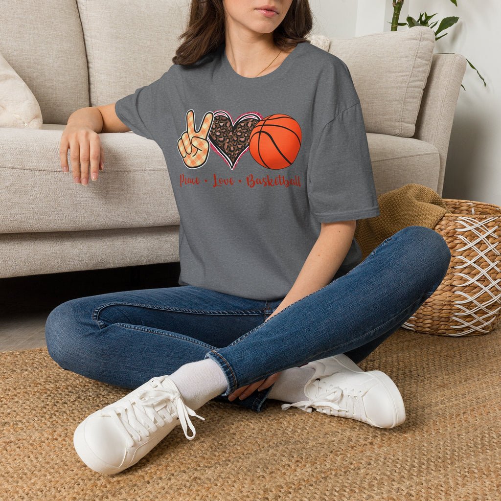 Peace Love Basketball T-Shirt