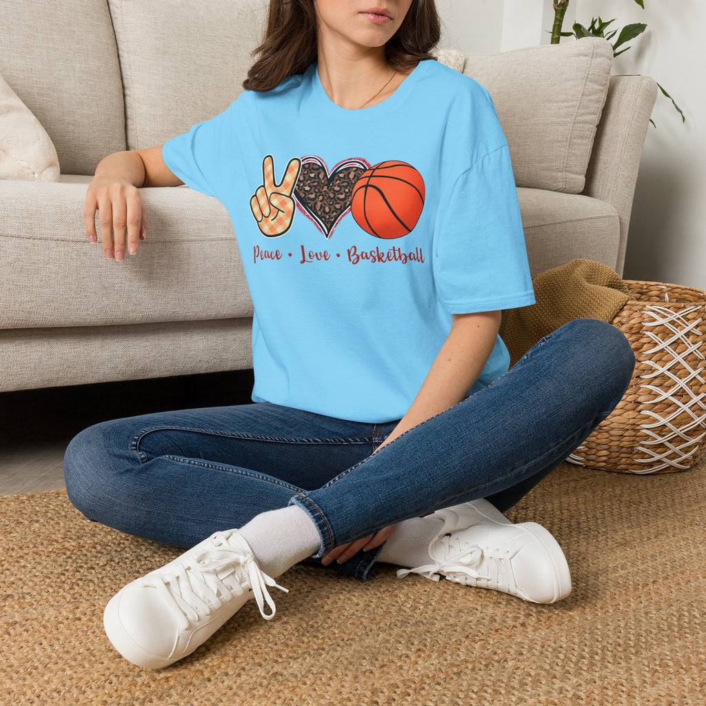 Peace Love Basketball T-Shirt