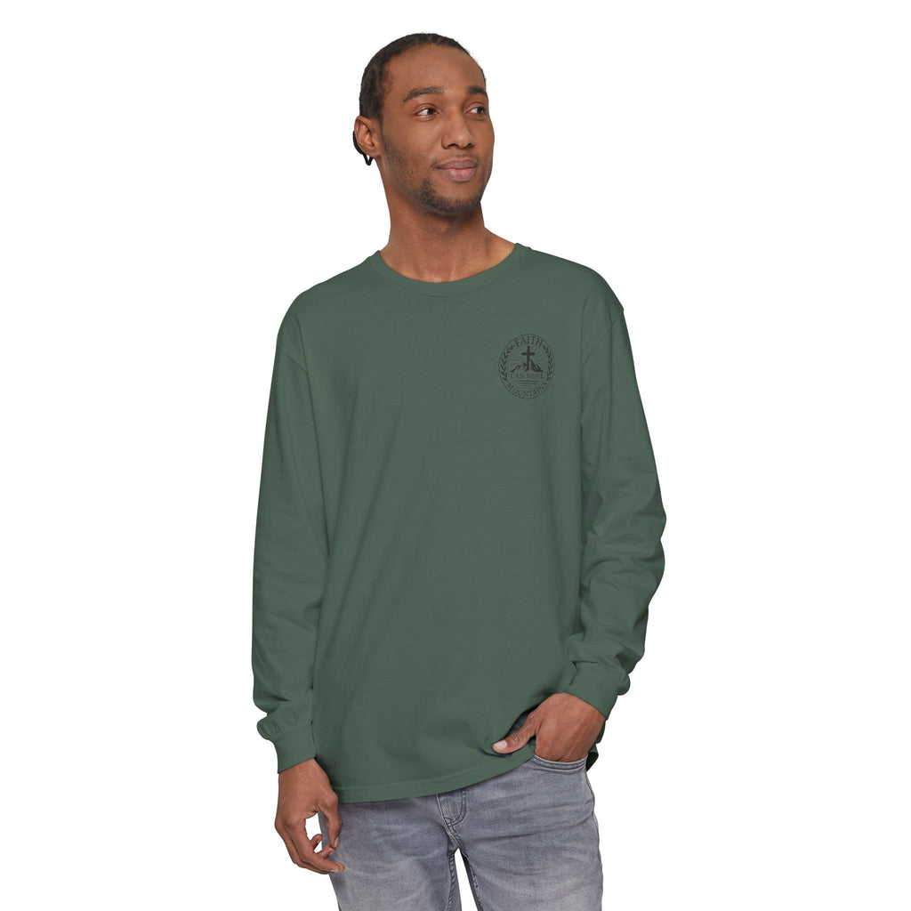 Faith Can Move Mountains Long Sleeve Tee