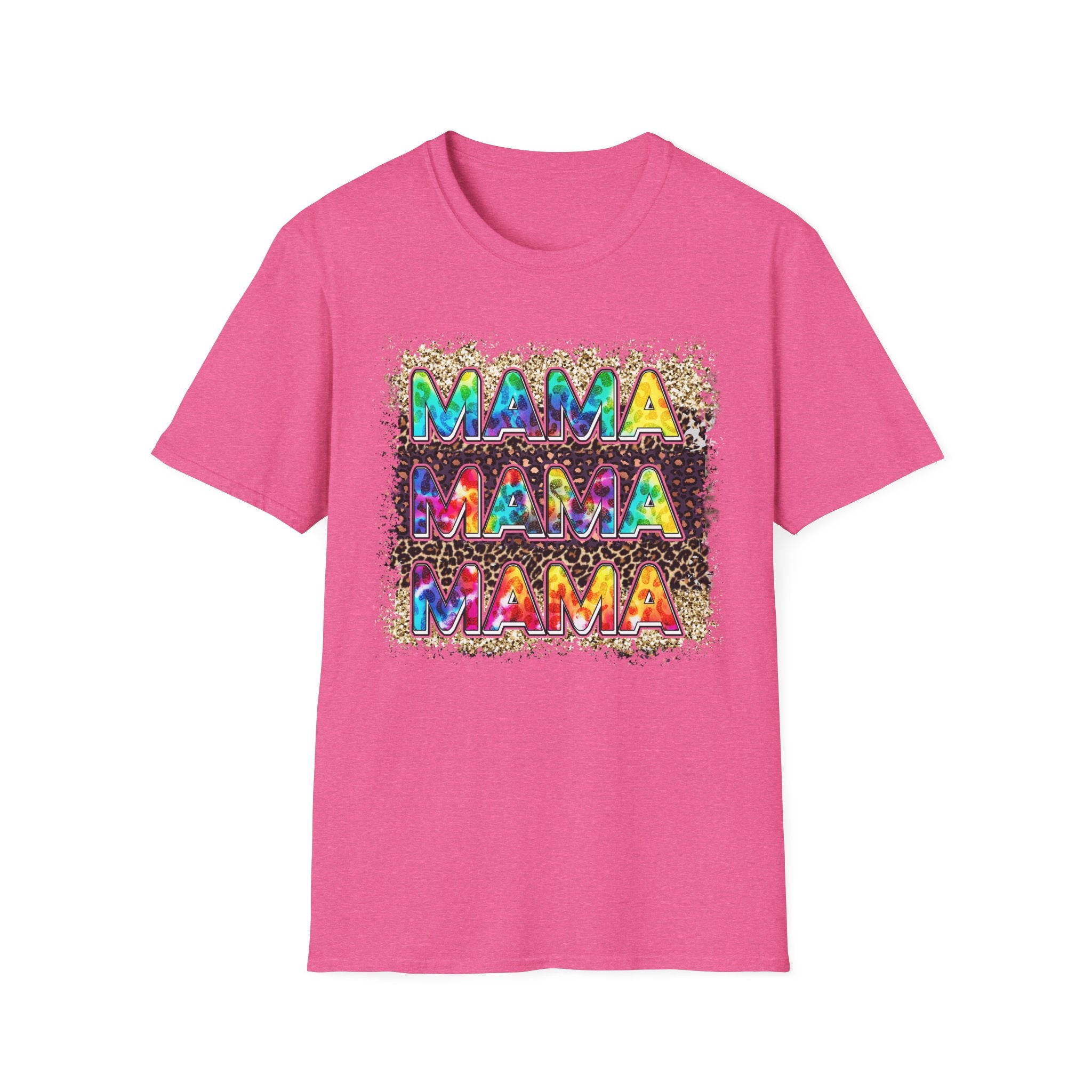 Mama Tie-Dye Graphic T-Shirt — Colorful Retro Tee for Moms
