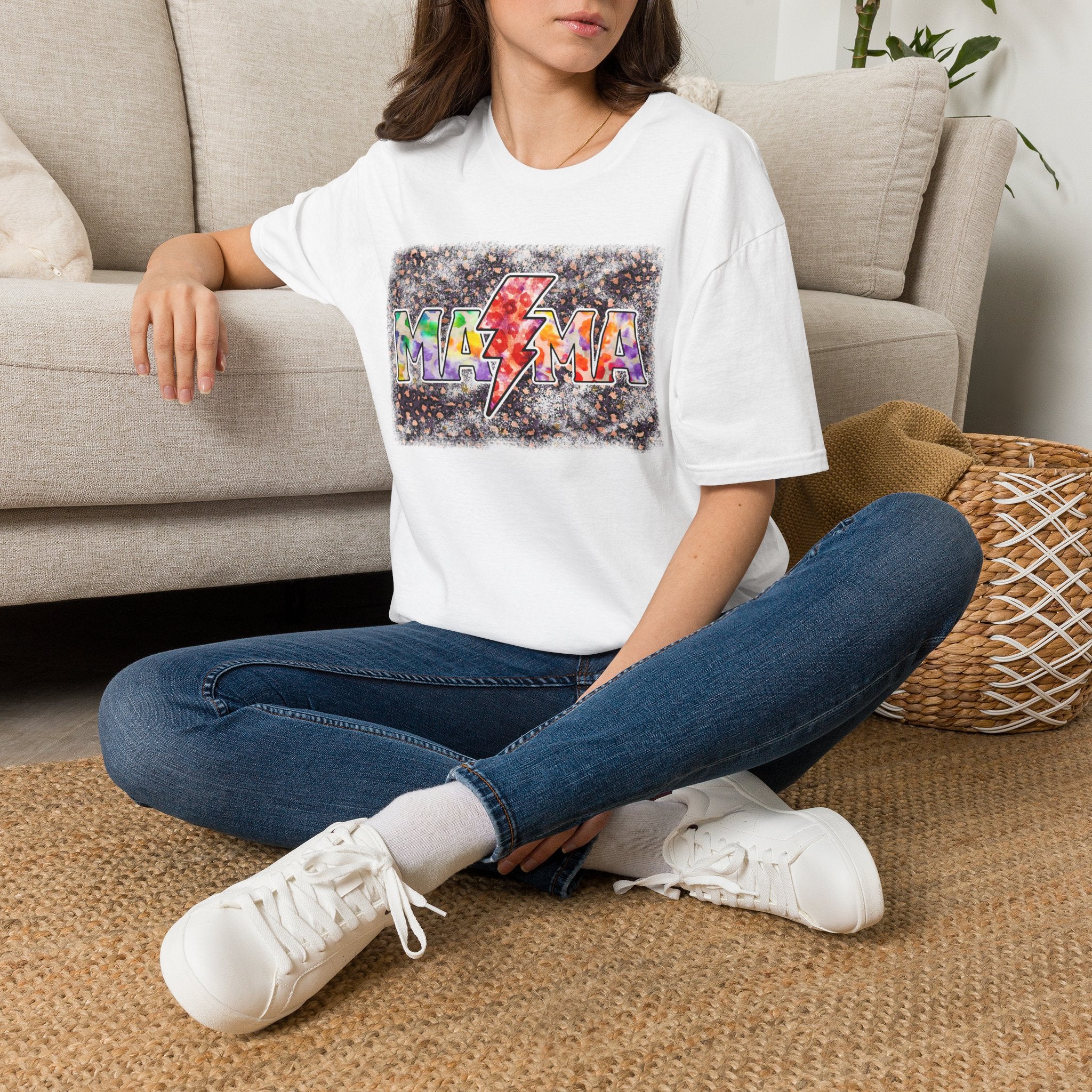 Mama Lightning Graphic T‑Shirt