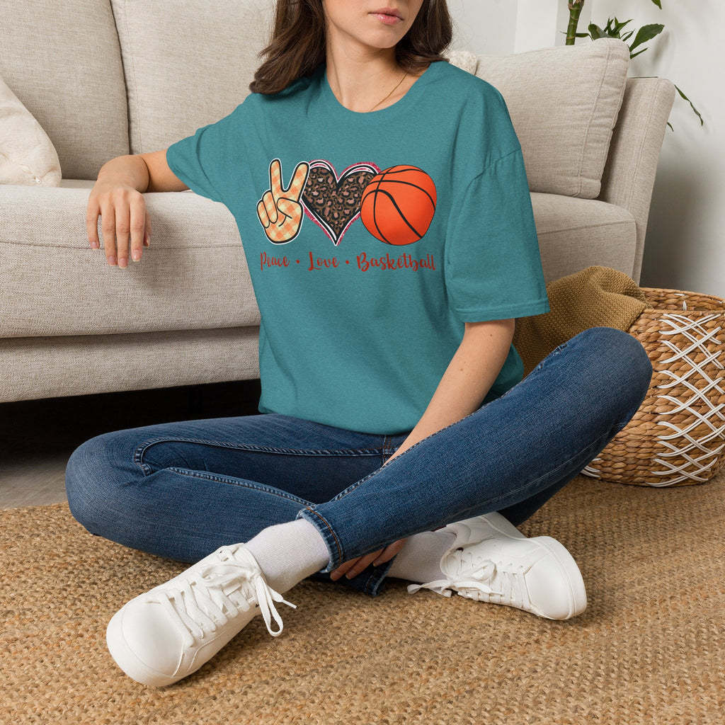 Peace Love Basketball T-Shirt