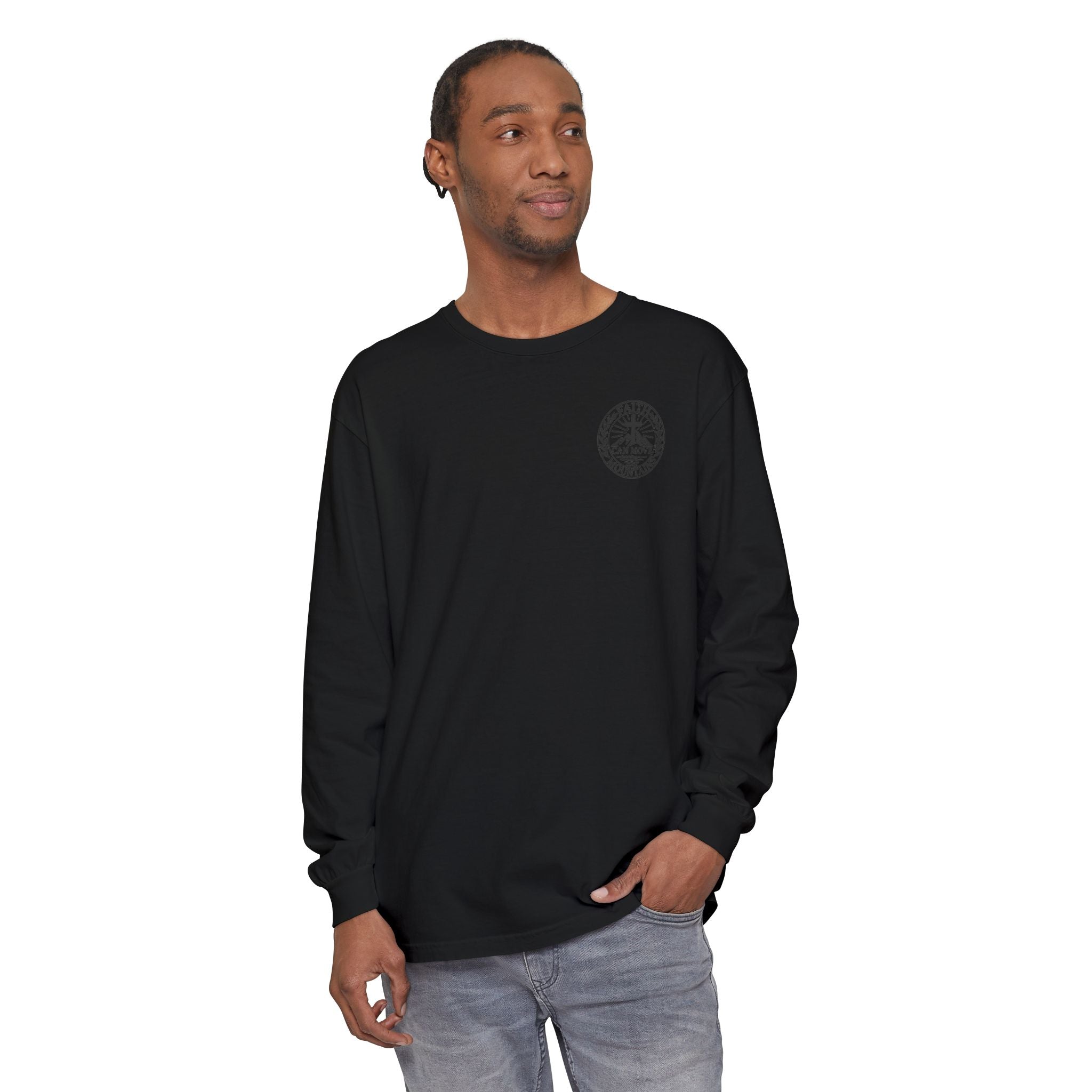 Faith Can Move Mountains Long Sleeve Tee