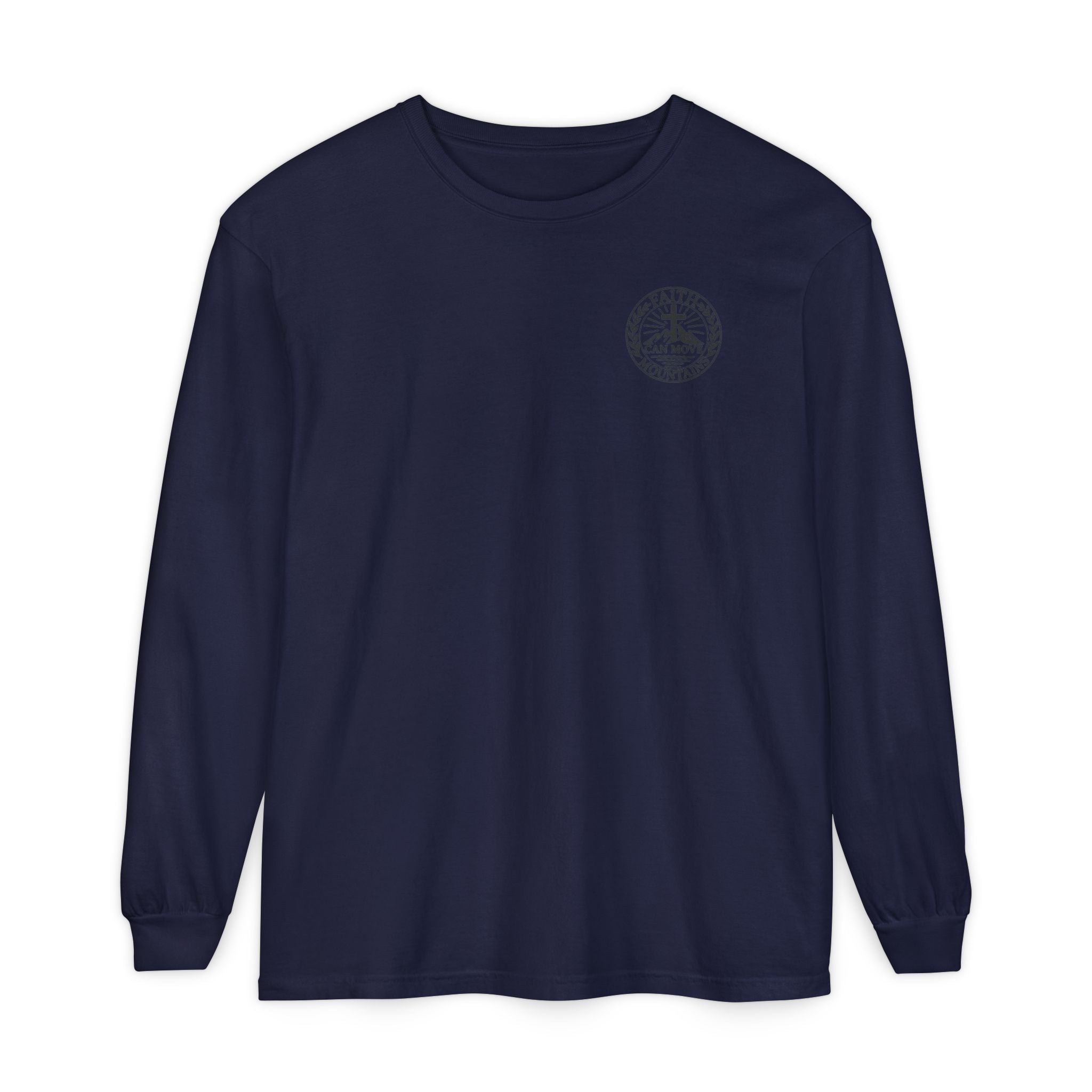 Faith Can Move Mountains Long Sleeve Tee