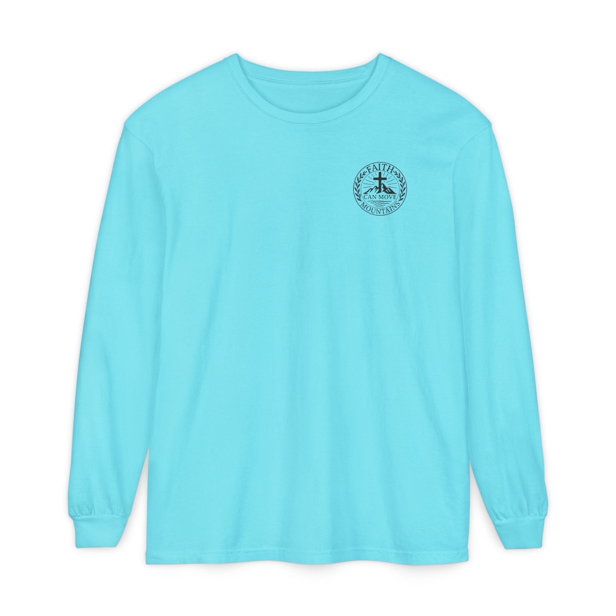 Faith Can Move Mountains Long Sleeve Tee