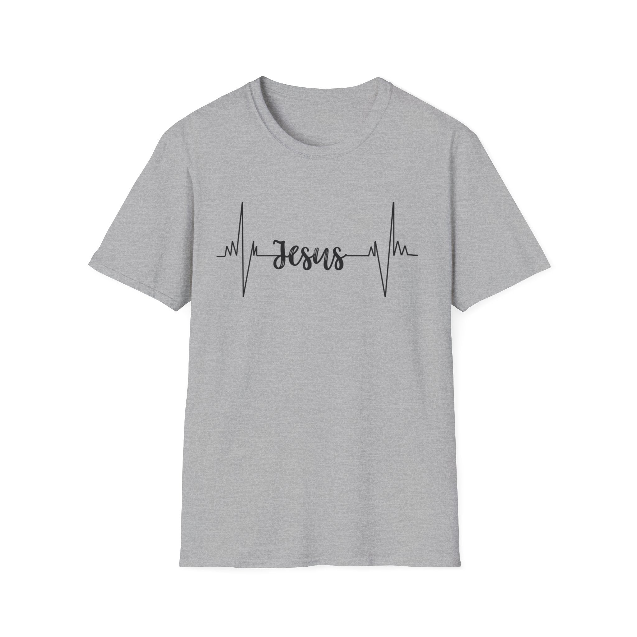 Jesus Heartbeat T-Shirt — Christian Faith Graphic Tee