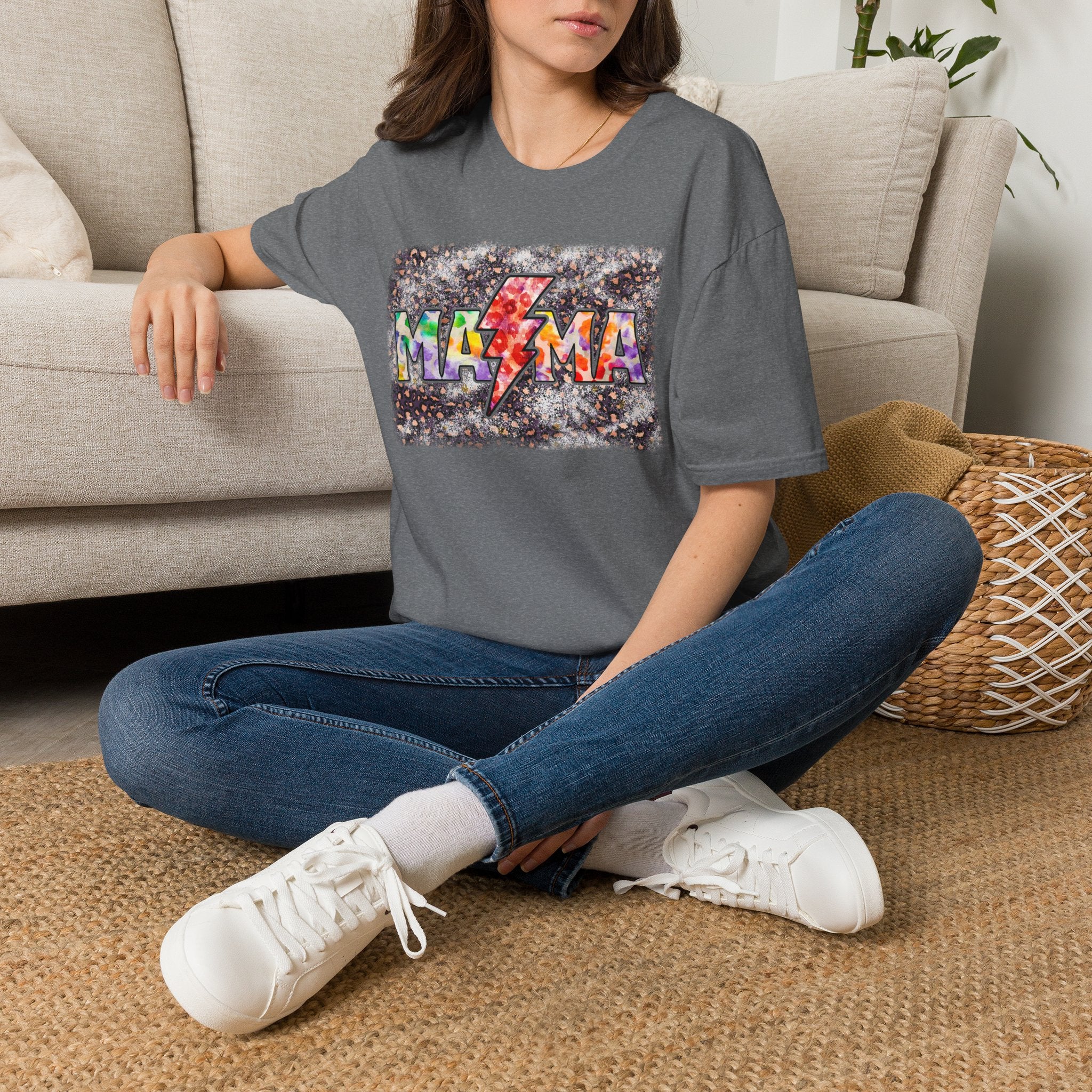 Mama Lightning Graphic T‑Shirt