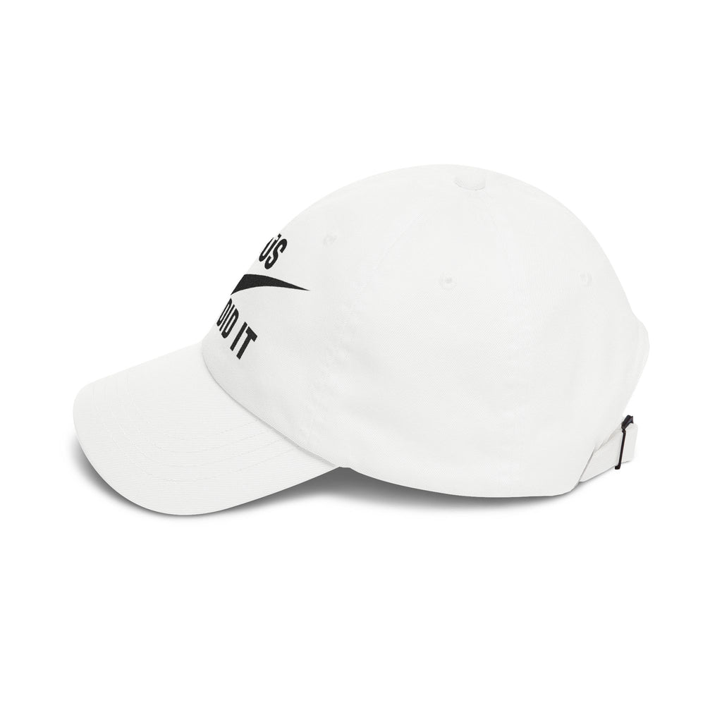 Jesus Did It Dad Cap — Christian Faith Baseball Hat