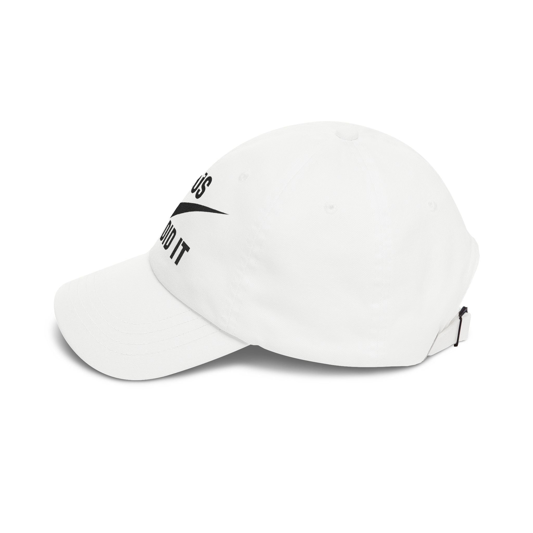 Jesus Did It Dad Cap — Christian Faith Baseball Hat
