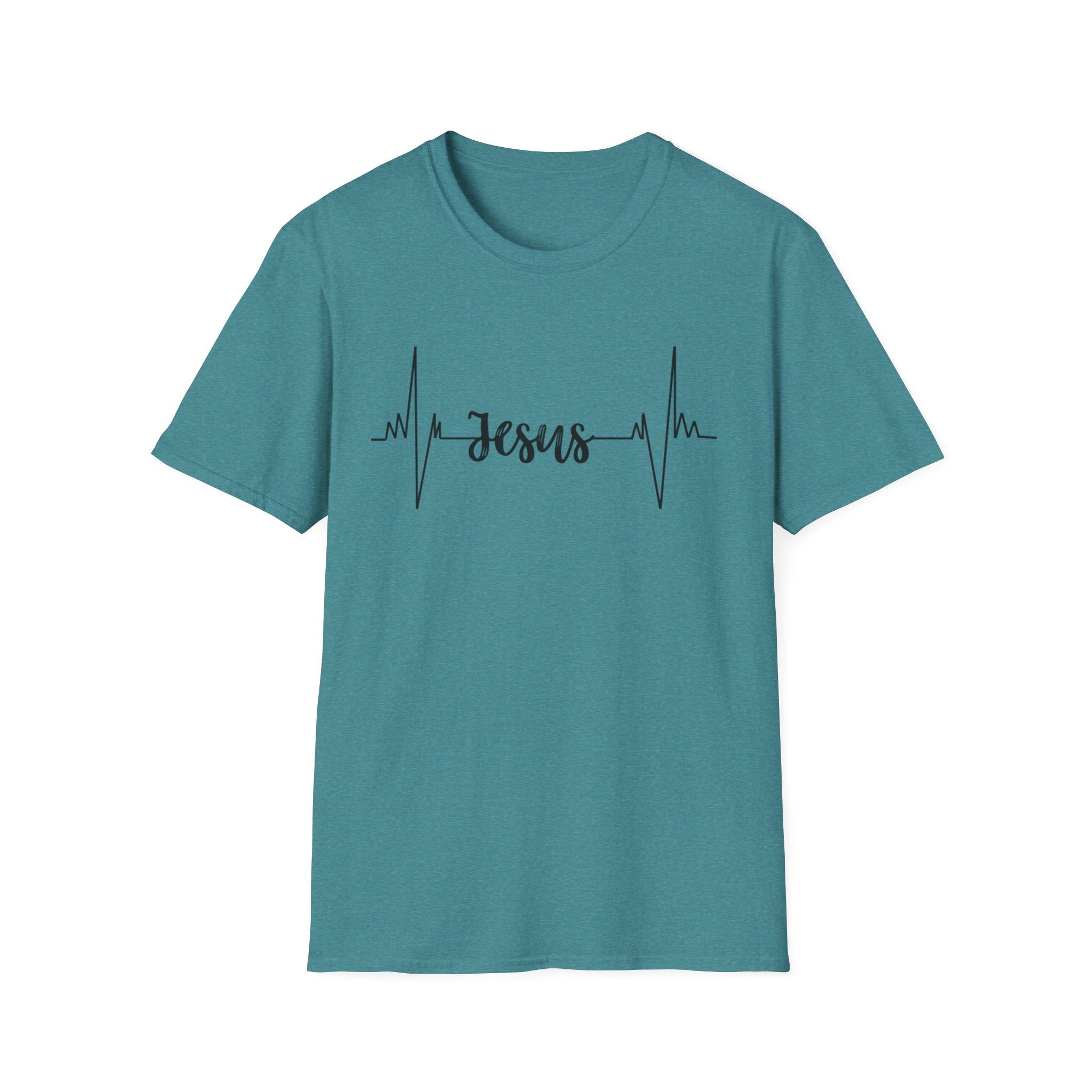 Jesus Heartbeat T-Shirt — Christian Faith Graphic Tee