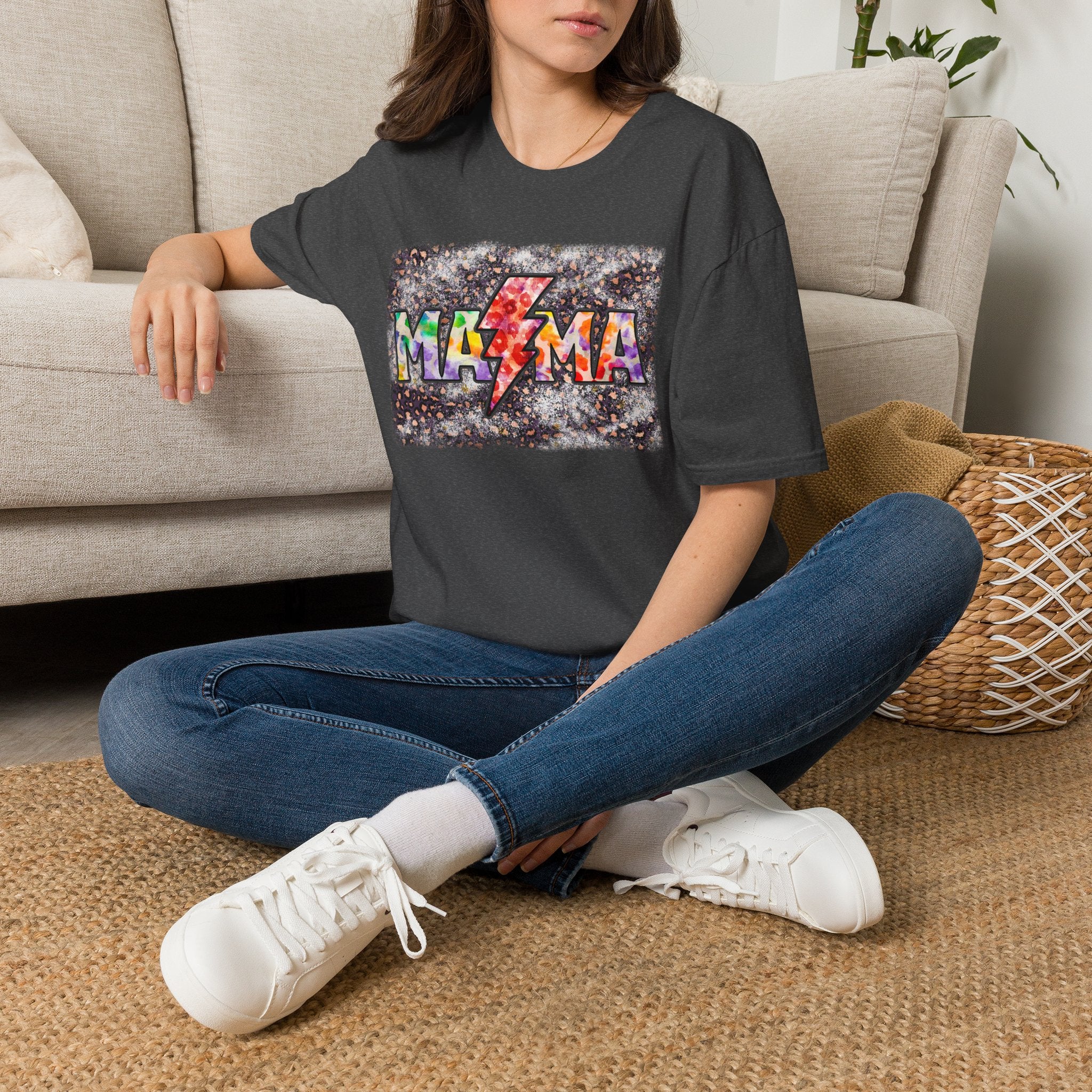 Mama Lightning Graphic T‑Shirt