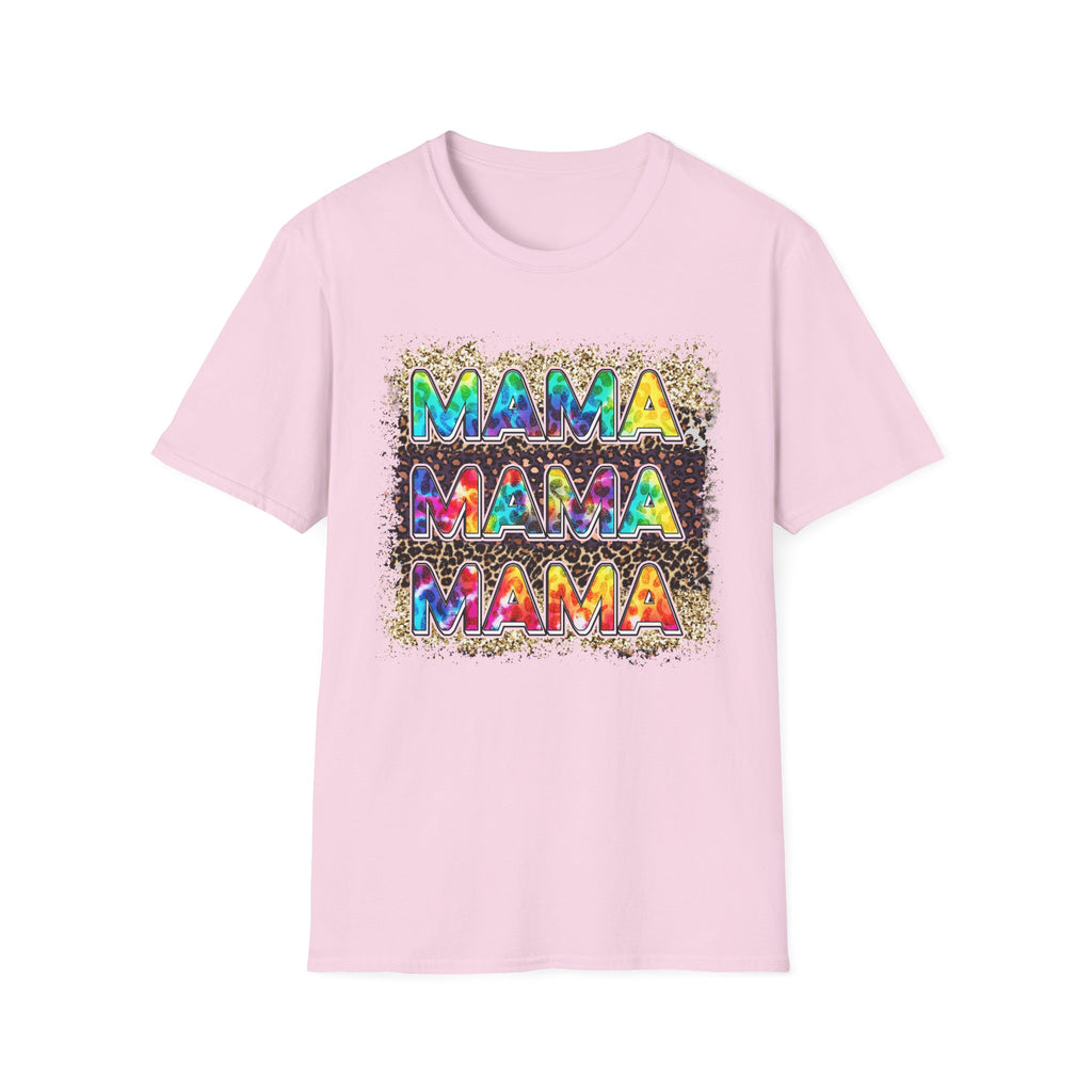 Mama Tie-Dye Graphic T-Shirt — Colorful Retro Tee for Moms