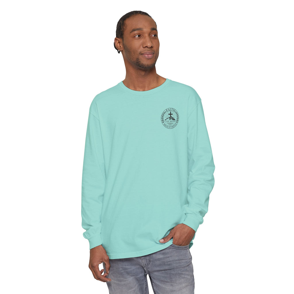Faith Can Move Mountains Long Sleeve Tee
