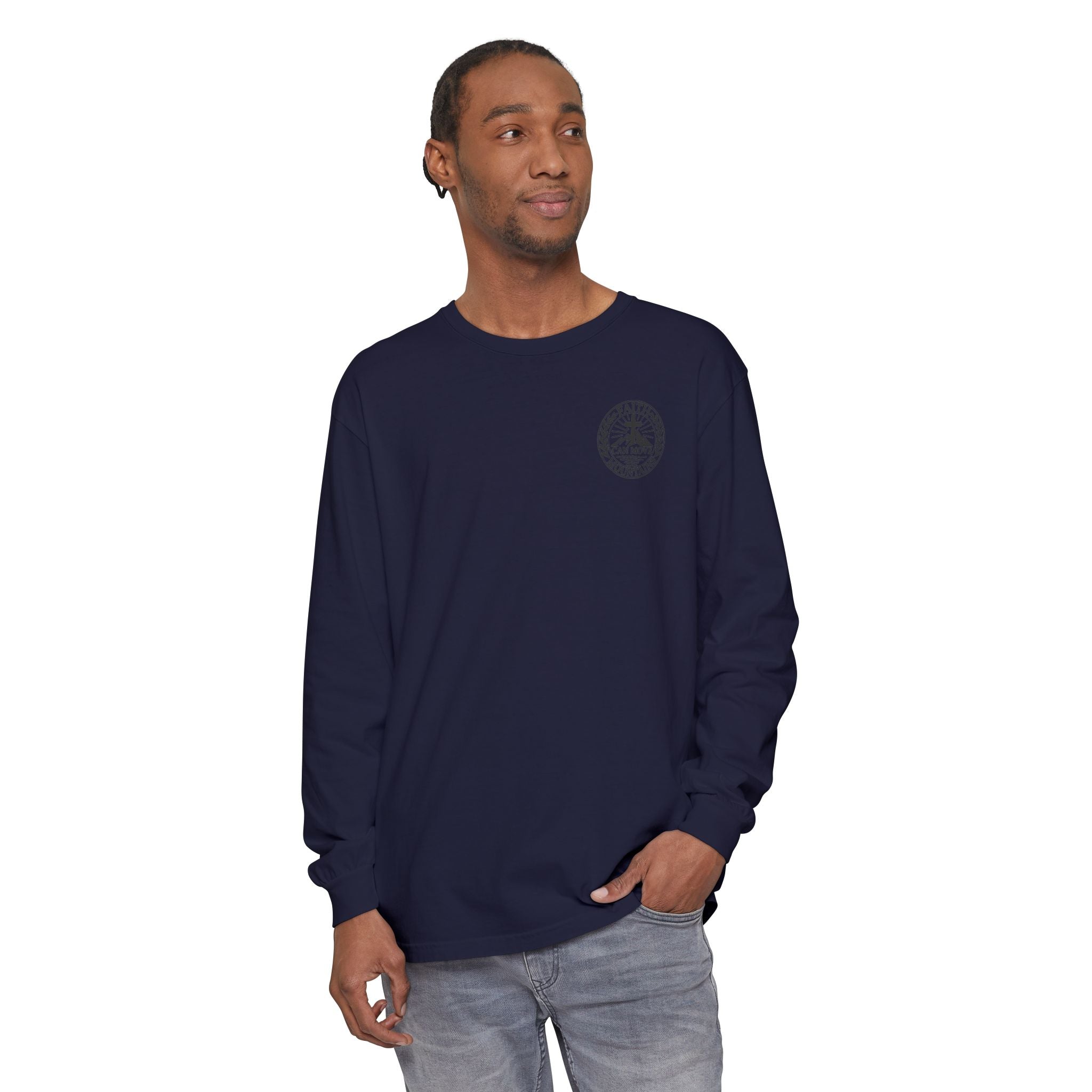 Faith Can Move Mountains Long Sleeve Tee
