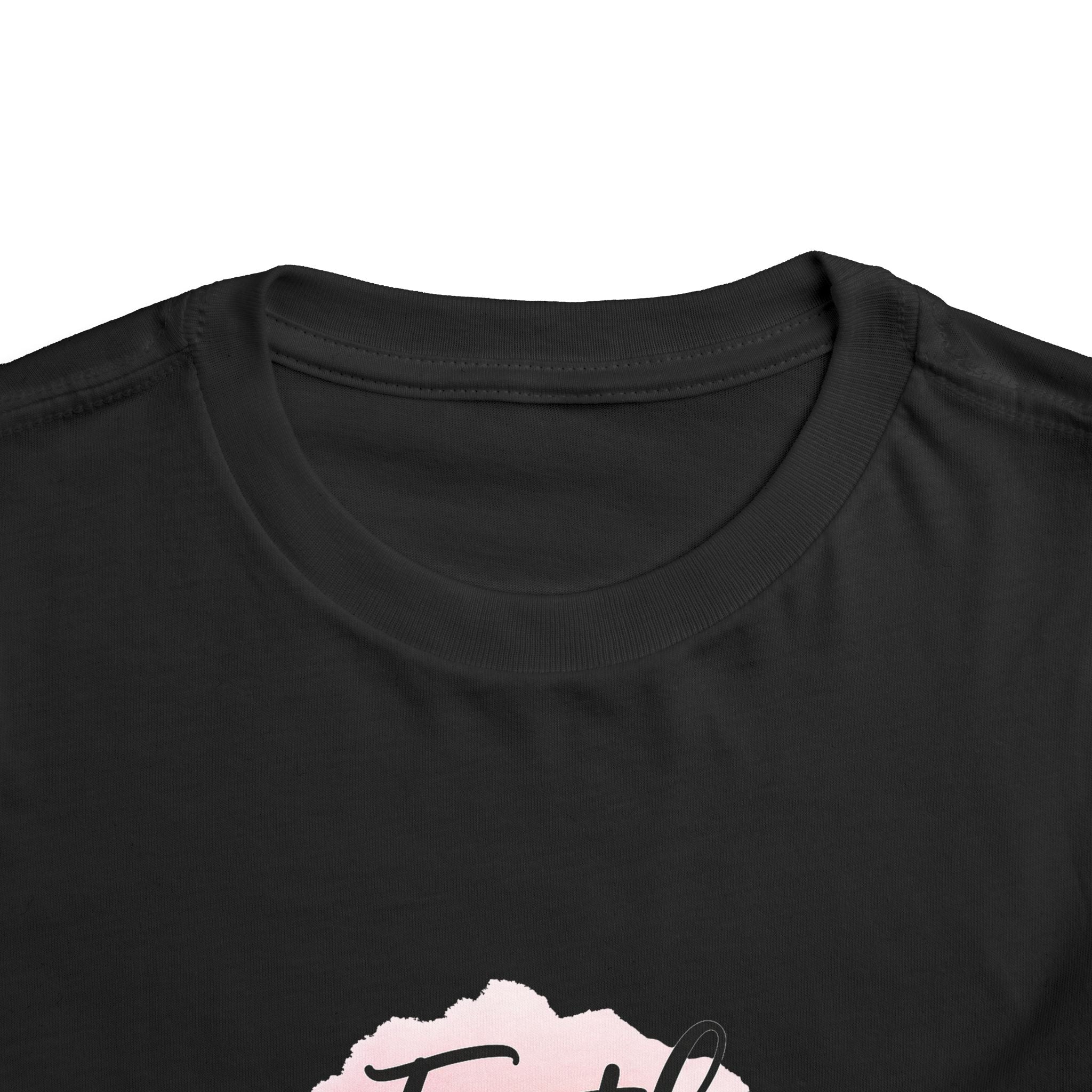 Faith Over Fear Toddler Tee — Pastel Watercolor Inspirational Kids Shirt
