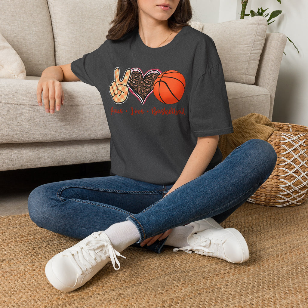 Peace Love Basketball T-Shirt