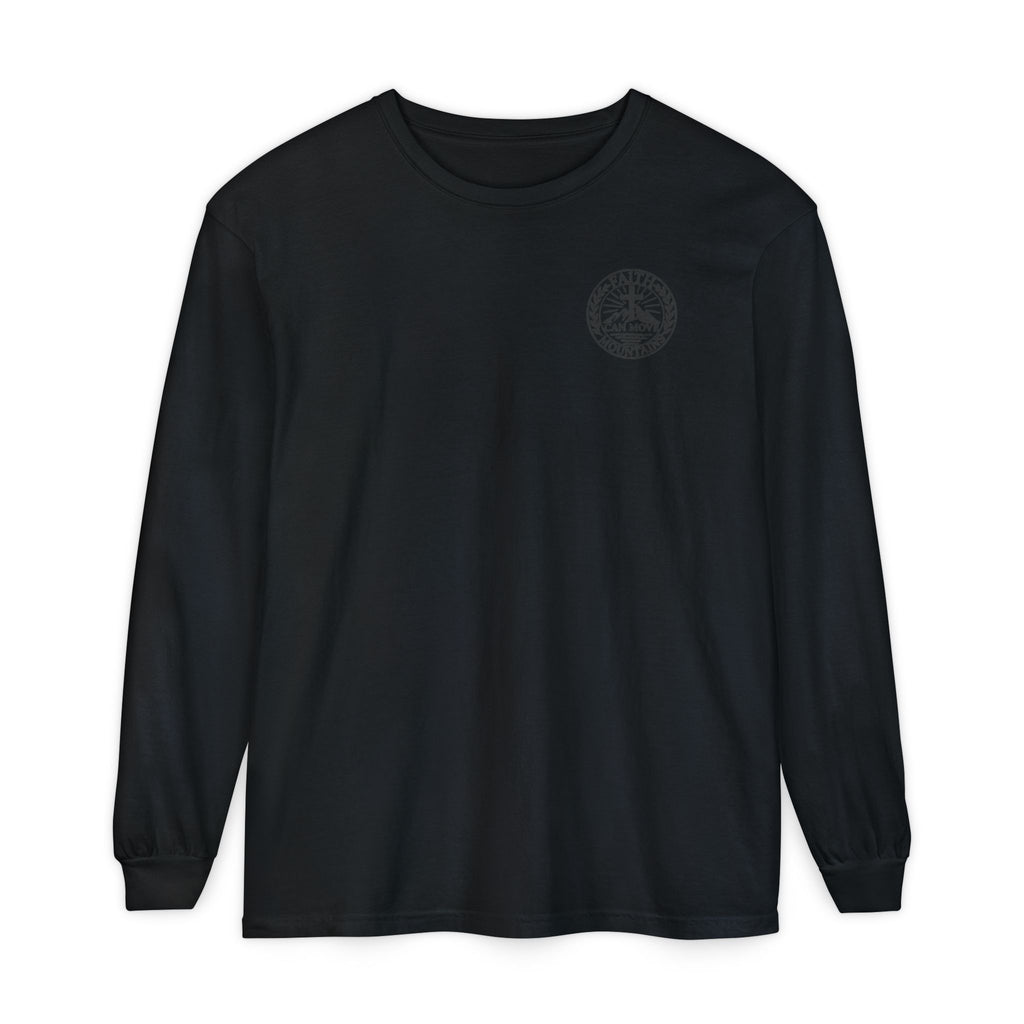 Faith Can Move Mountains Long Sleeve Tee