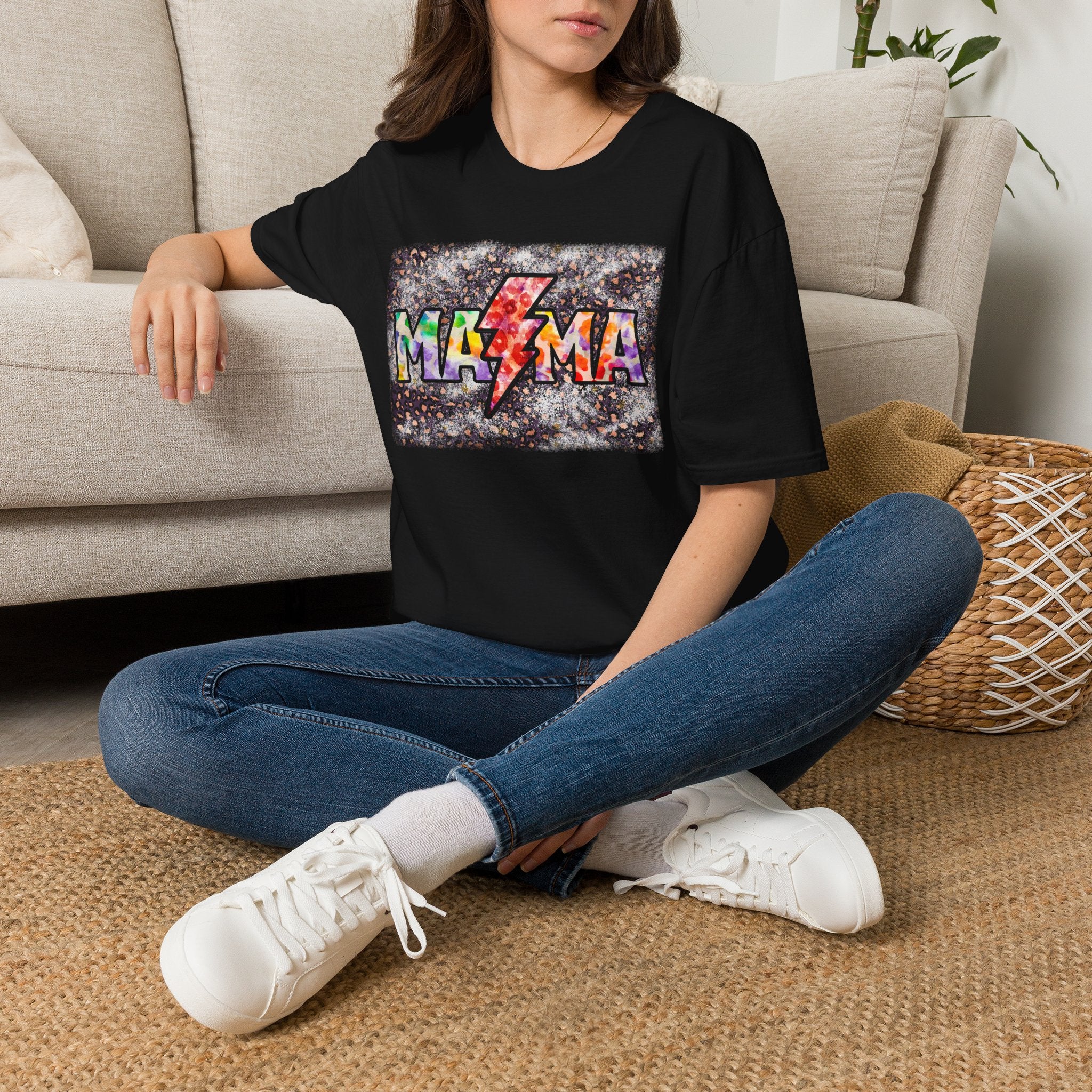 Mama Lightning Graphic T‑Shirt