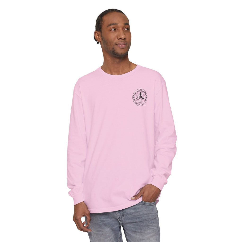 Faith Can Move Mountains Long Sleeve Tee