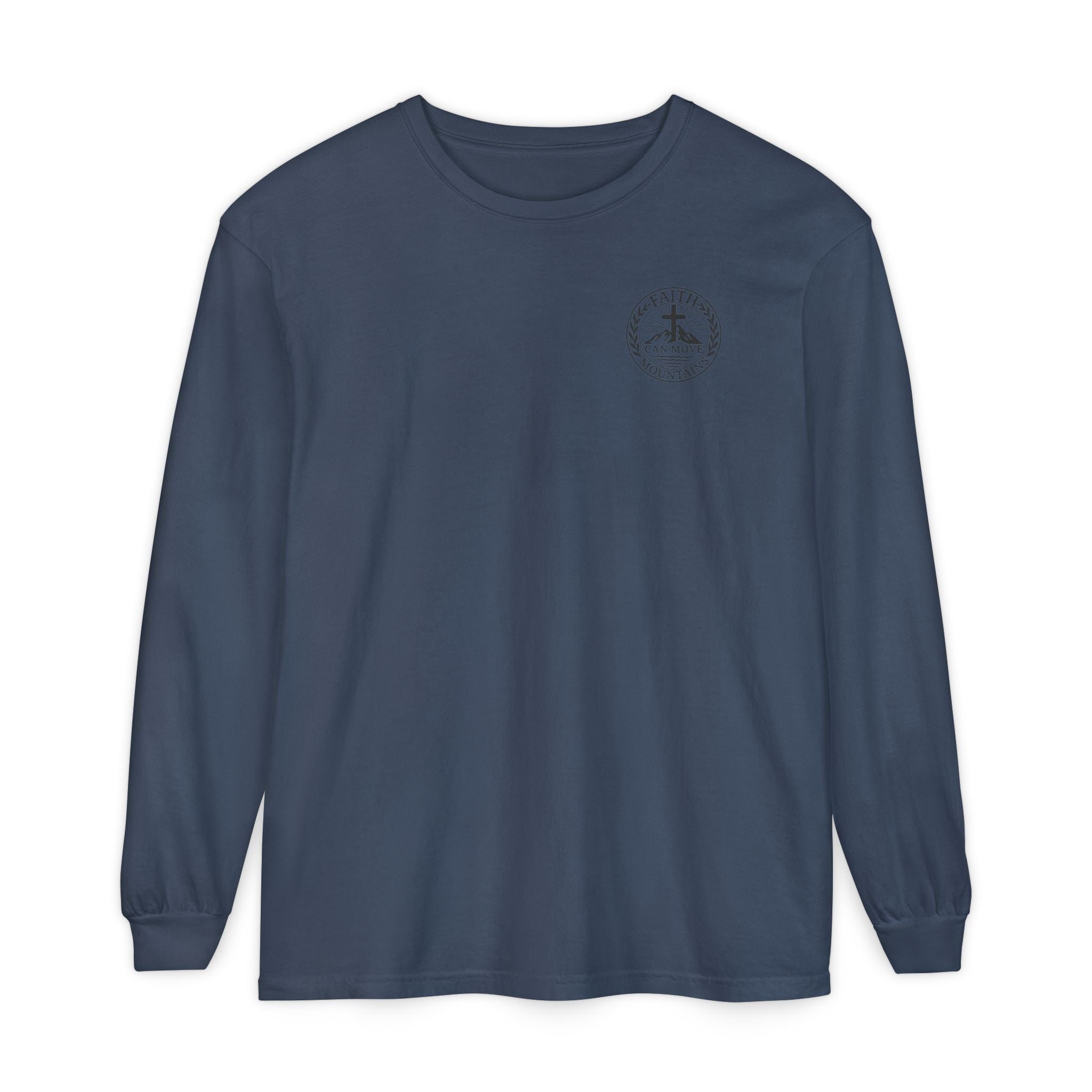 Faith Can Move Mountains Long Sleeve Tee