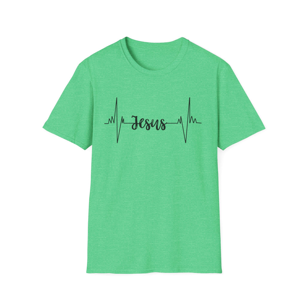 Jesus Heartbeat T-Shirt — Christian Faith Graphic Tee