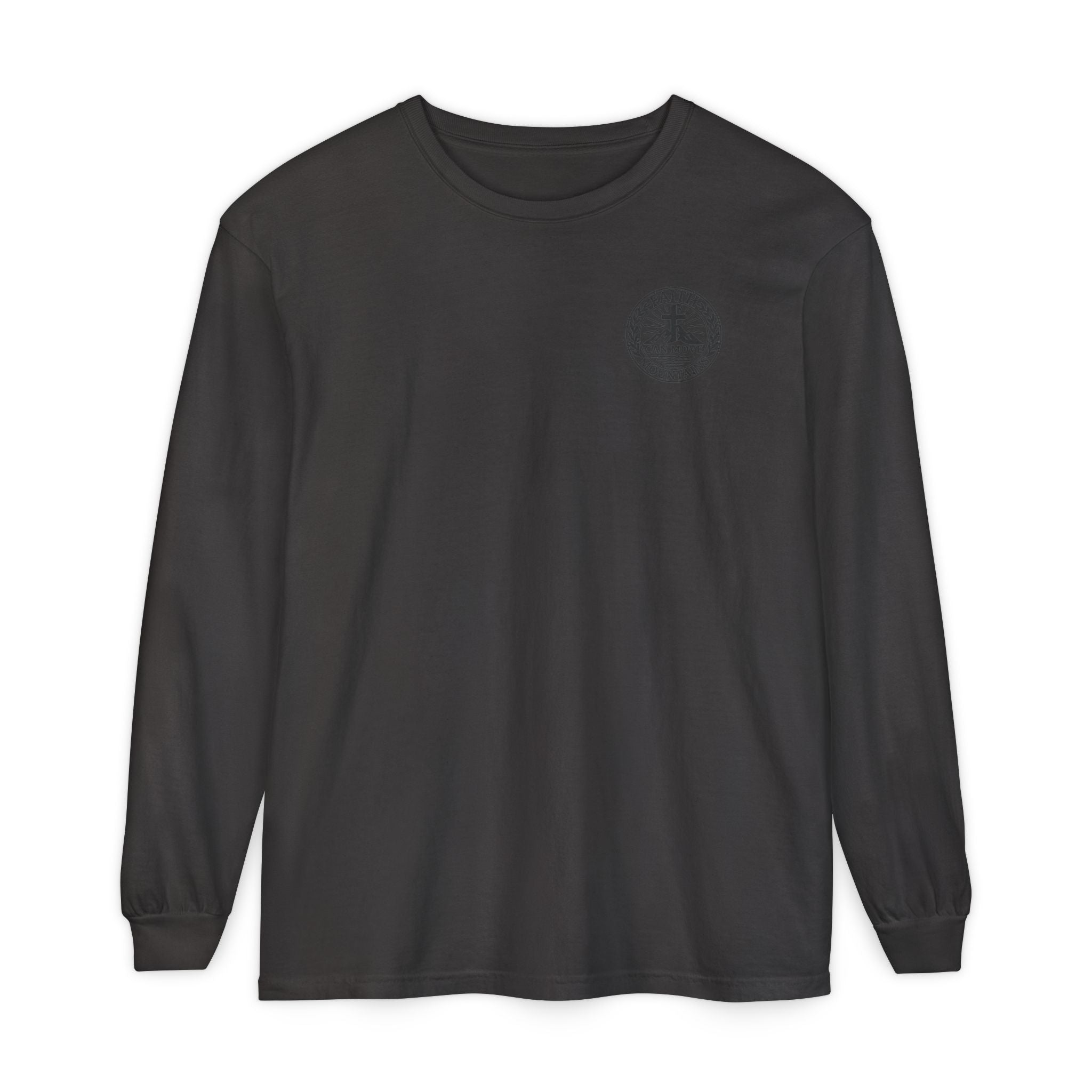 Faith Can Move Mountains Long Sleeve Tee