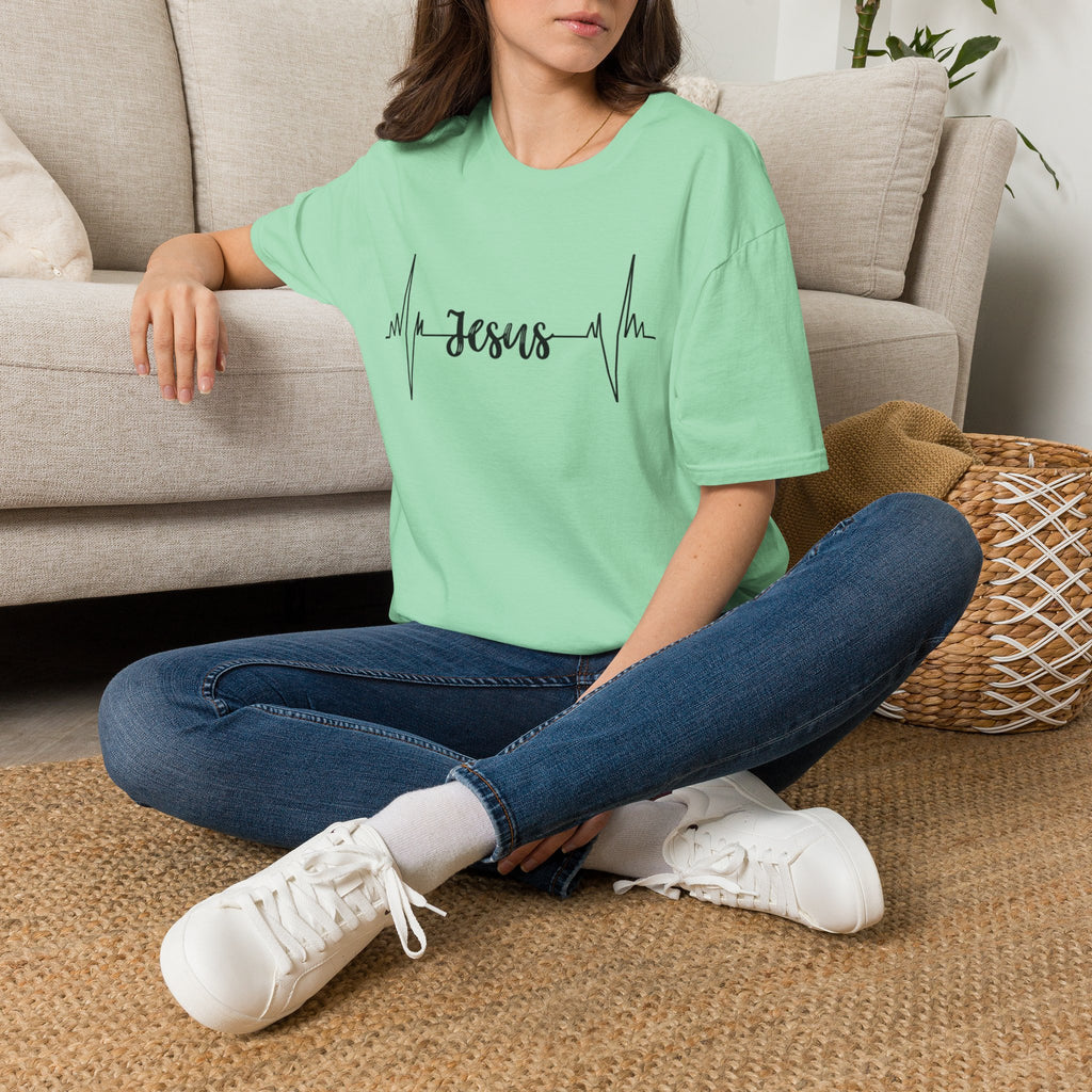 Jesus Heartbeat T-Shirt — Christian Faith Graphic Tee