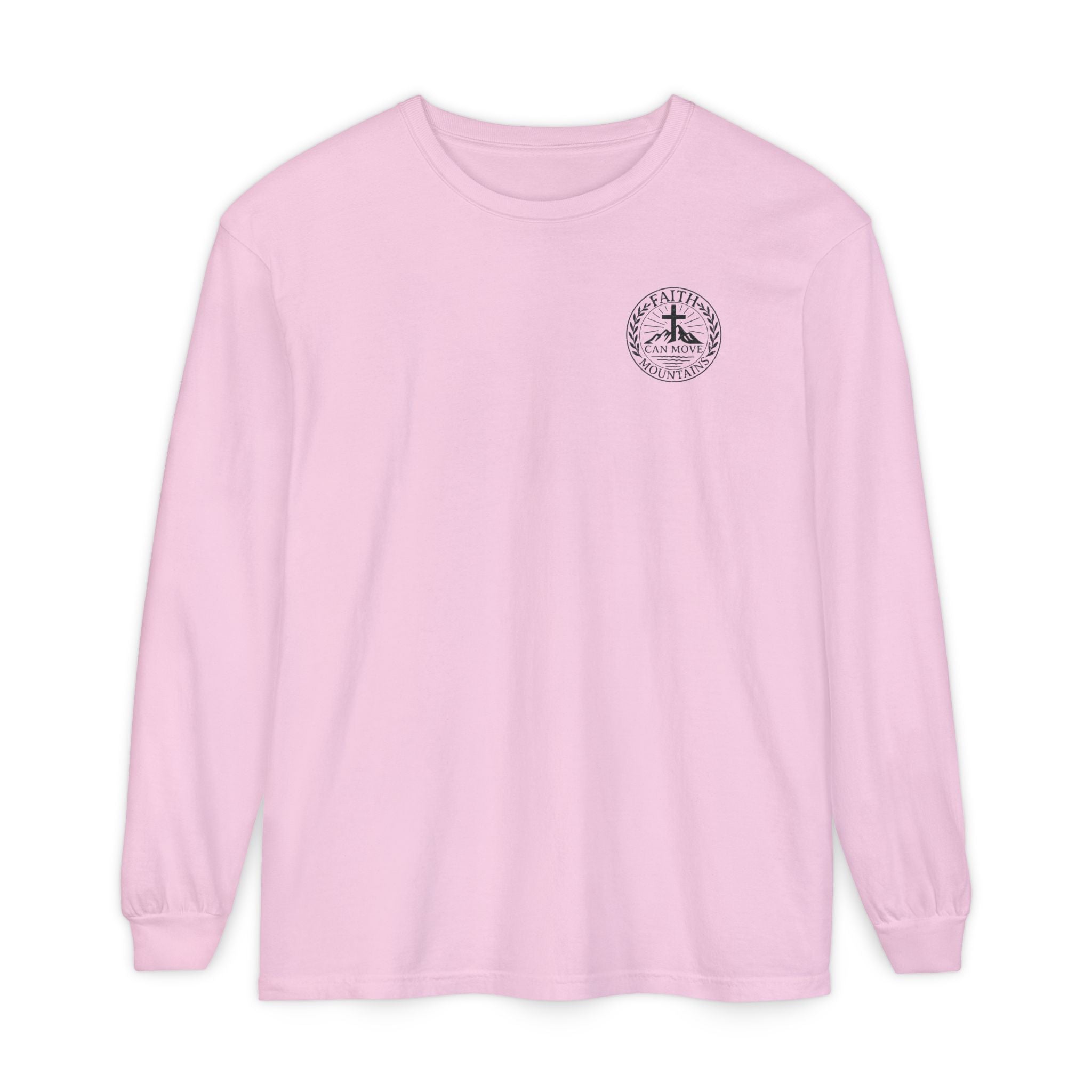 Faith Can Move Mountains Long Sleeve Tee