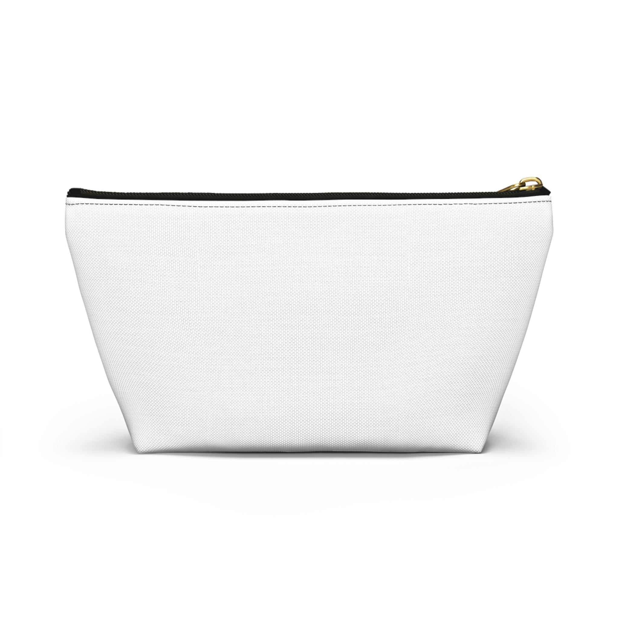 Mommin' Accessory Pouch — Floral Pattern T‑Bottom Makeup Bag
