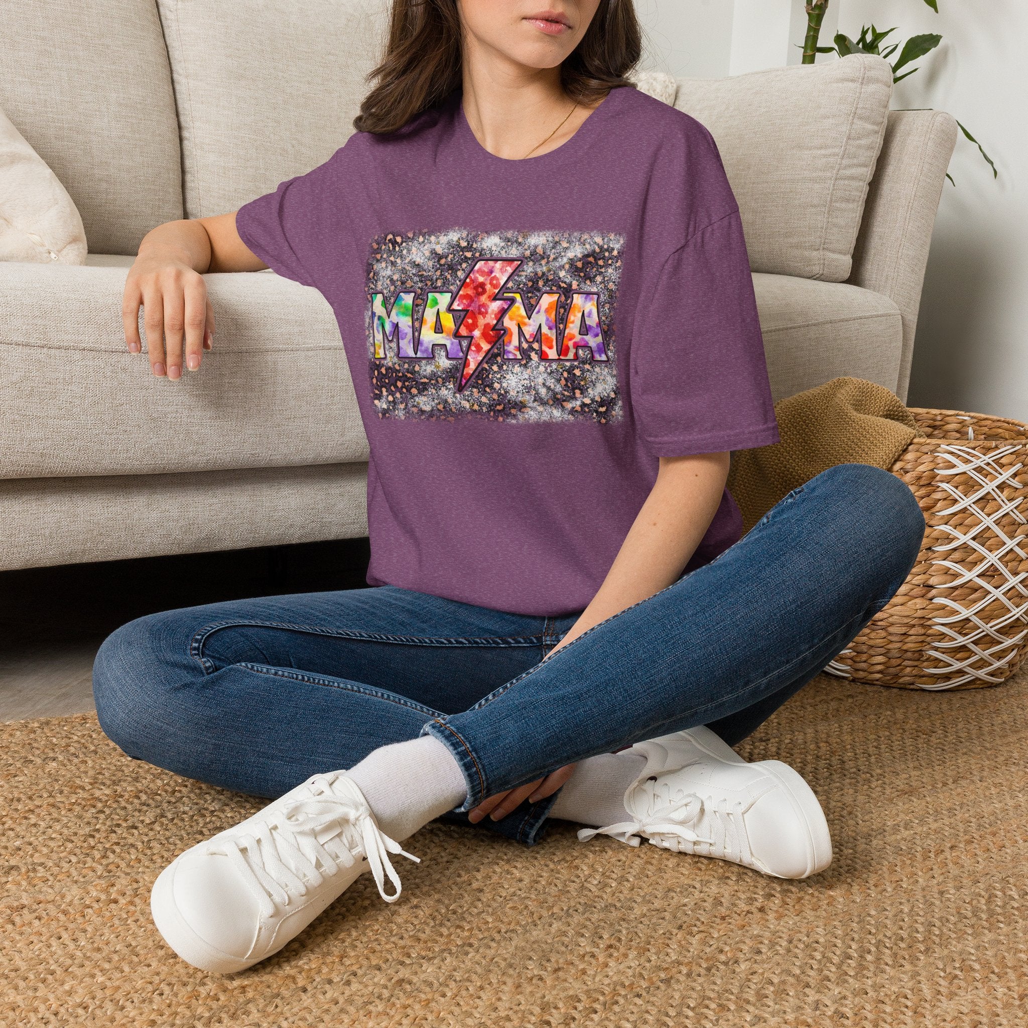 Mama Lightning Graphic T‑Shirt