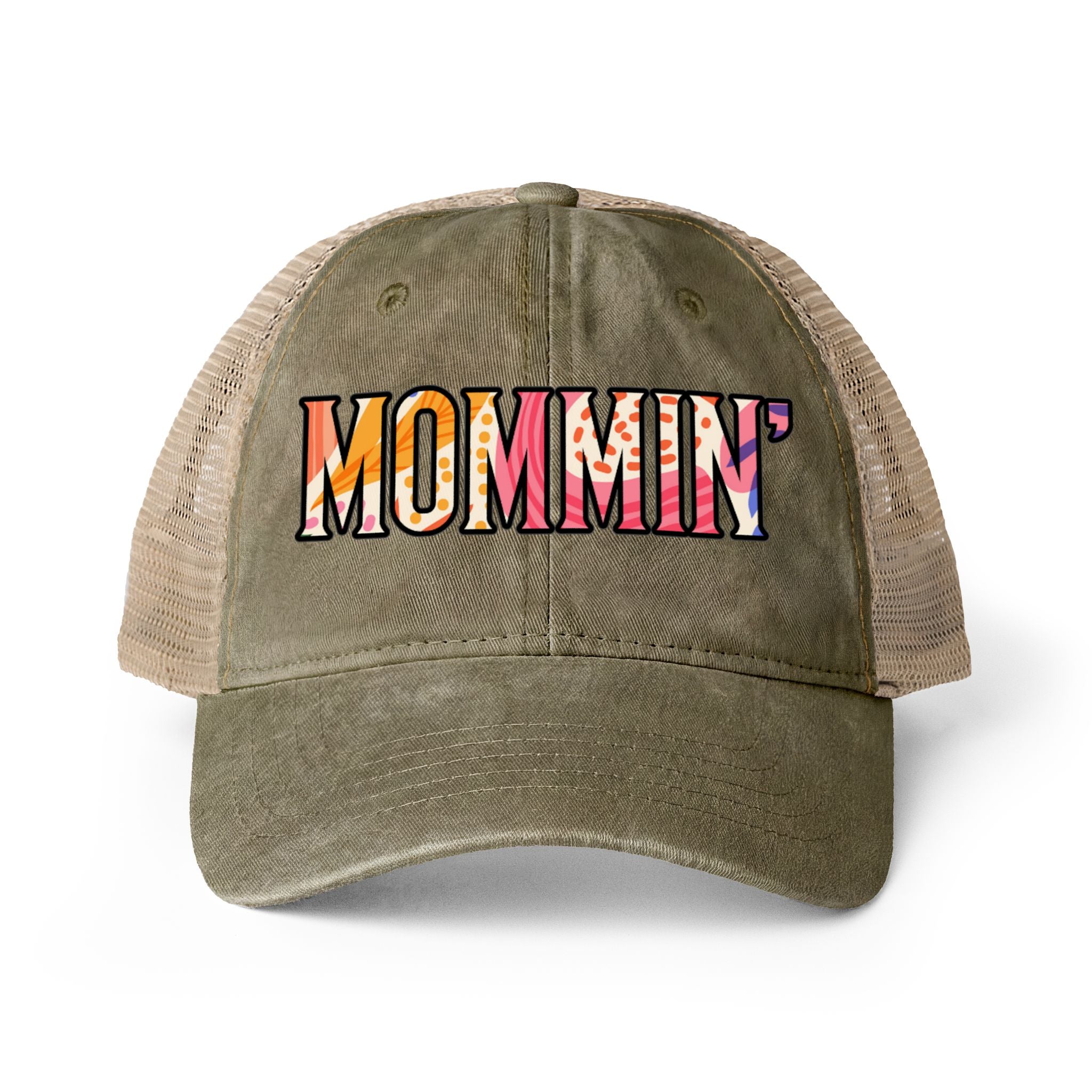 Women's Washed Mesh-Back Cap