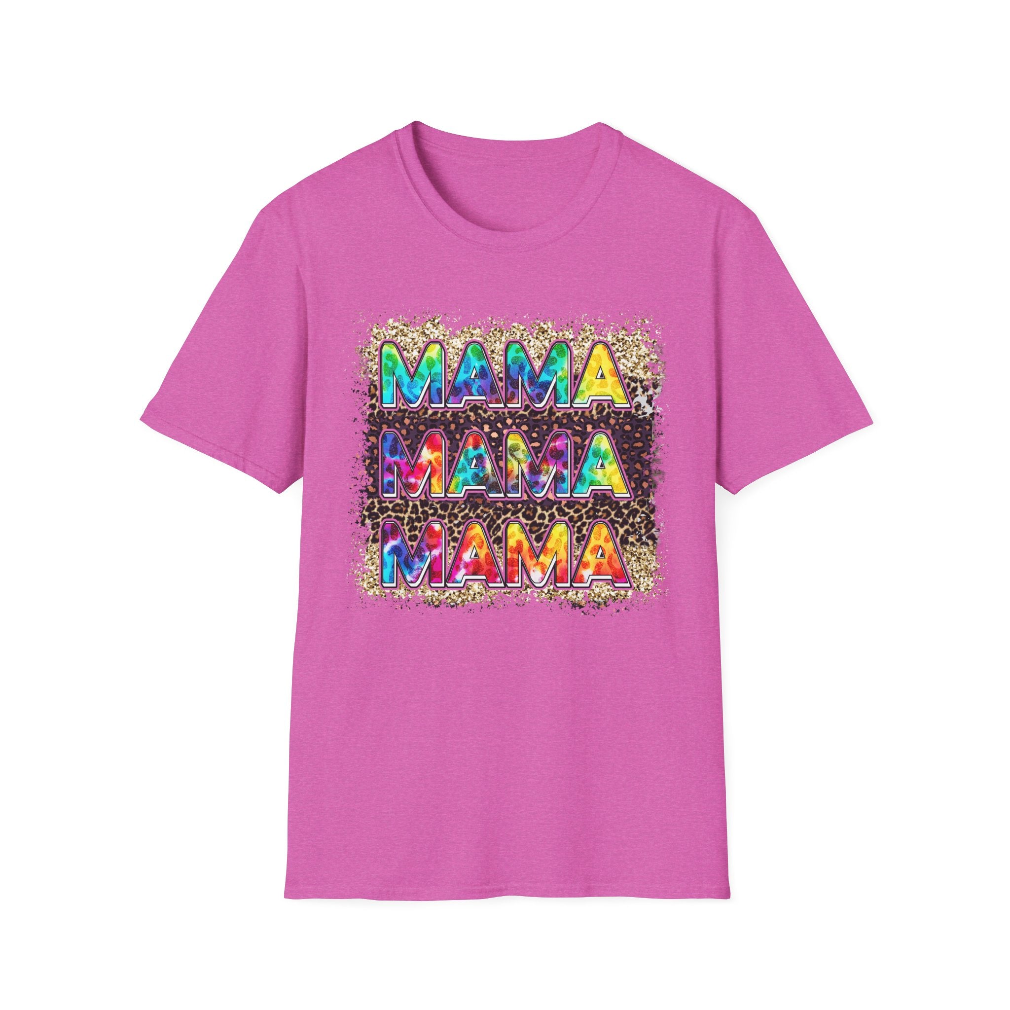 Mama Tie-Dye Graphic T-Shirt — Colorful Retro Tee for Moms
