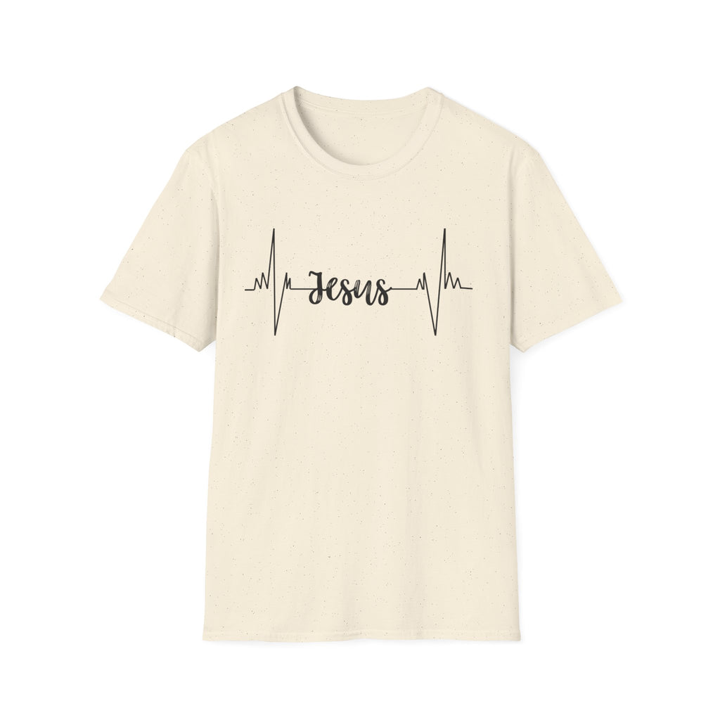 Jesus Heartbeat T-Shirt — Christian Faith Graphic Tee