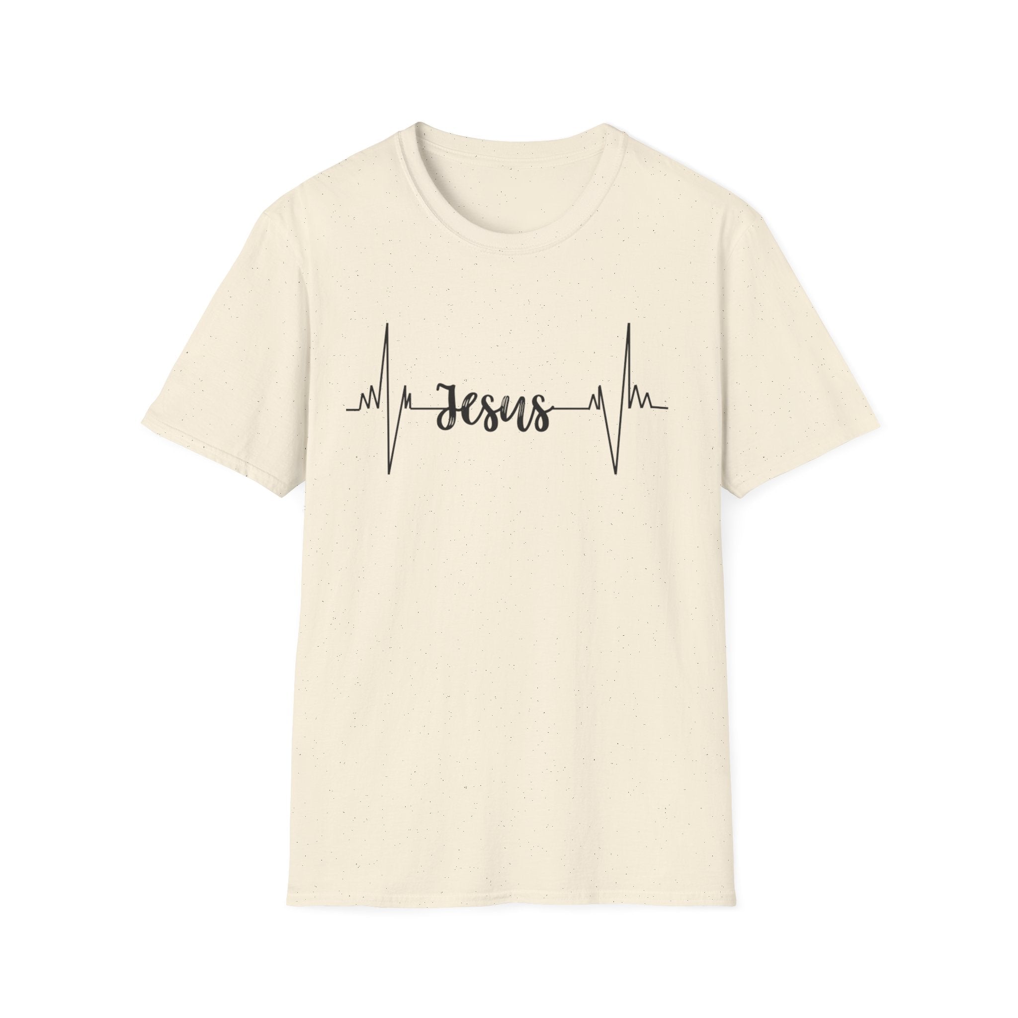 Jesus Heartbeat T-Shirt — Christian Faith Graphic Tee