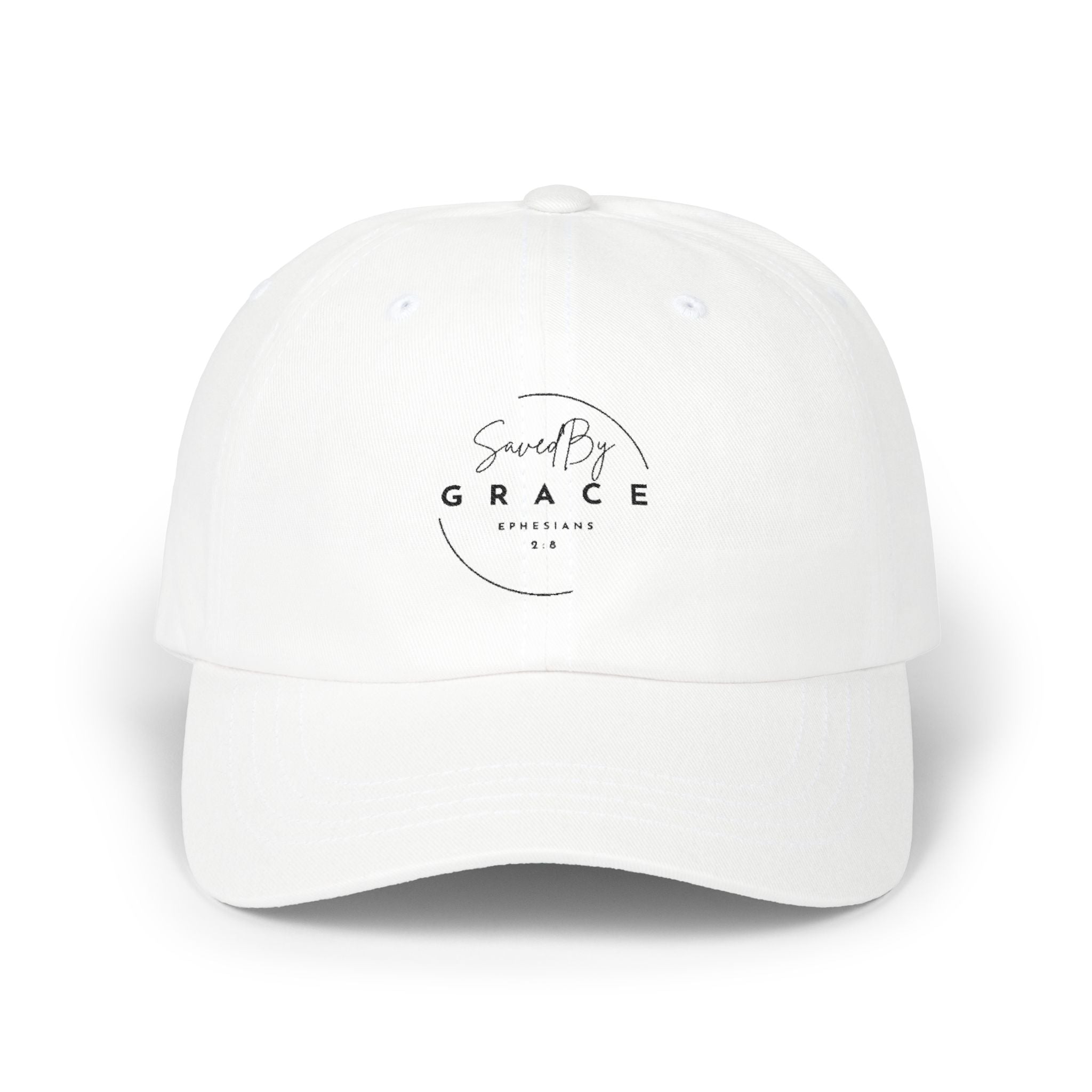 Dad Cap — 'Grace' Minimal Embroidered Baseball Hat