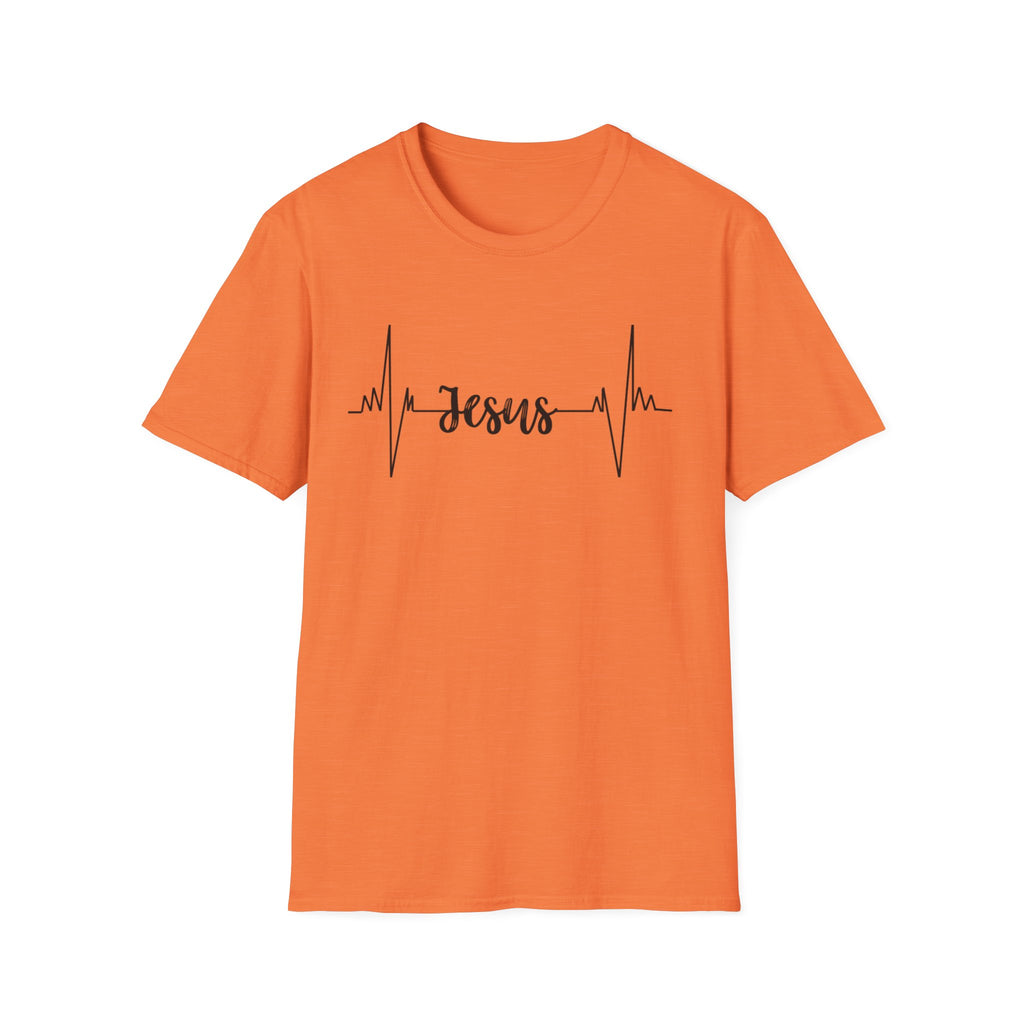 Jesus Heartbeat T-Shirt — Christian Faith Graphic Tee