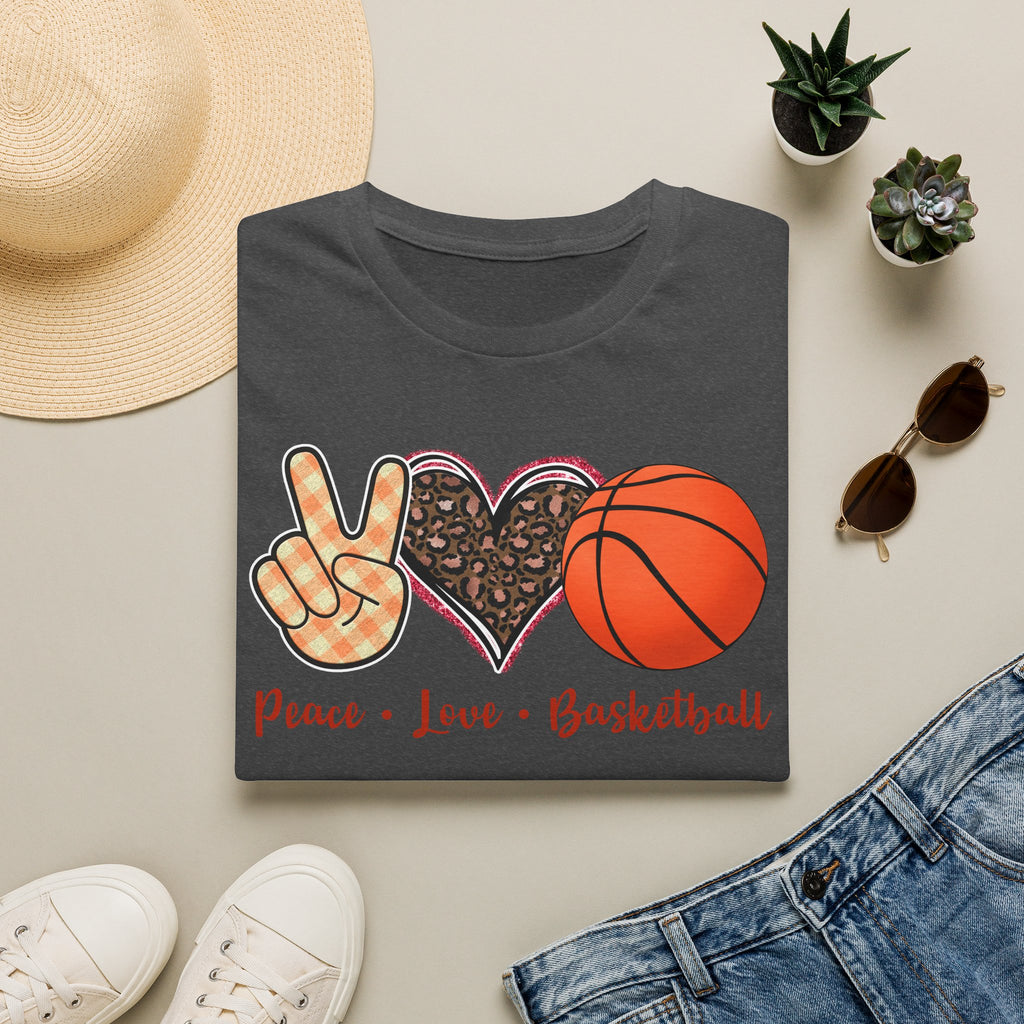 Peace Love Basketball T-Shirt