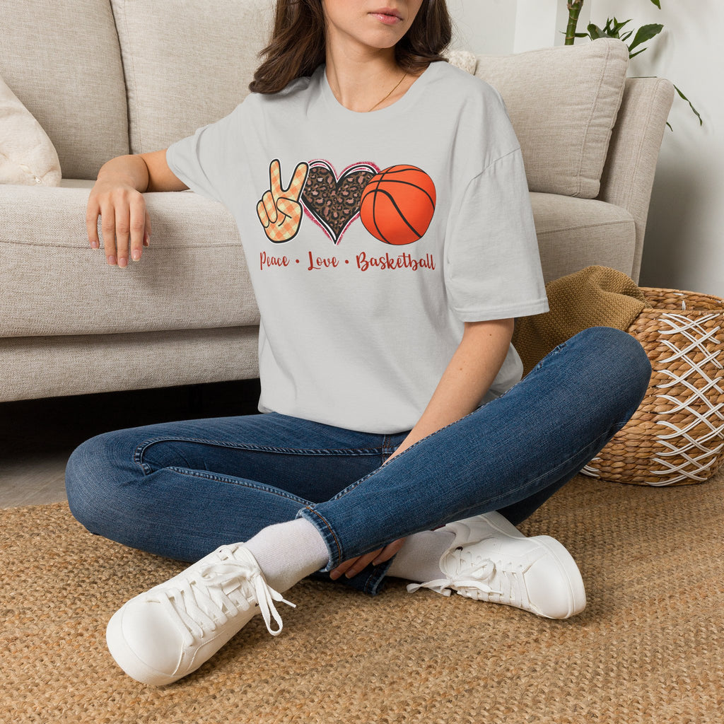 Peace Love Basketball T-Shirt